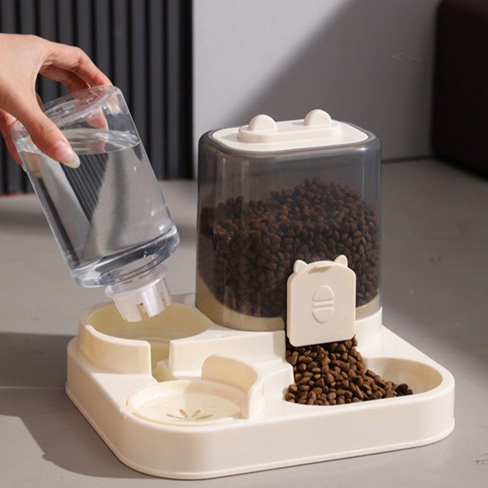 2-in-1 Pet Feeder Water Bowl Cat Dog Use - Image 3