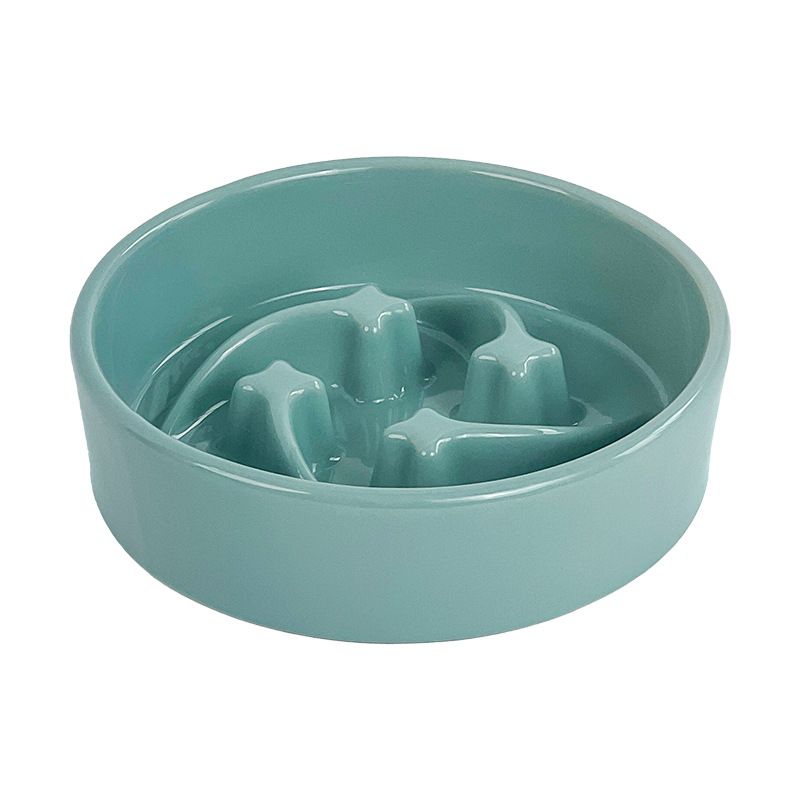 Ceramic Slow Feeder Bowl Anti-Choke Pet Bowl - Image 1