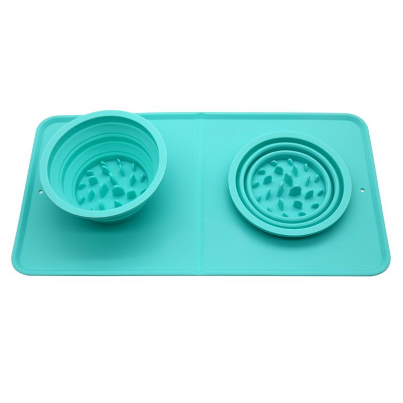 Non Slip Silicone Slow Feeder Bowl for Cat Dog - Image 1