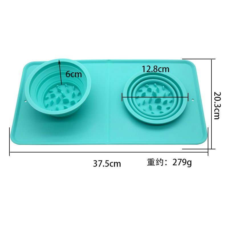 Non Slip Silicone Slow Feeder Bowl for Cat Dog - Image 2