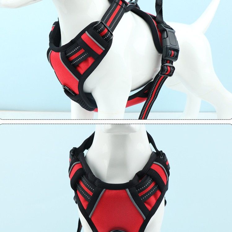 Reflective Dog Harness Leash Set Anti Pull Vest for Pets - Image 3