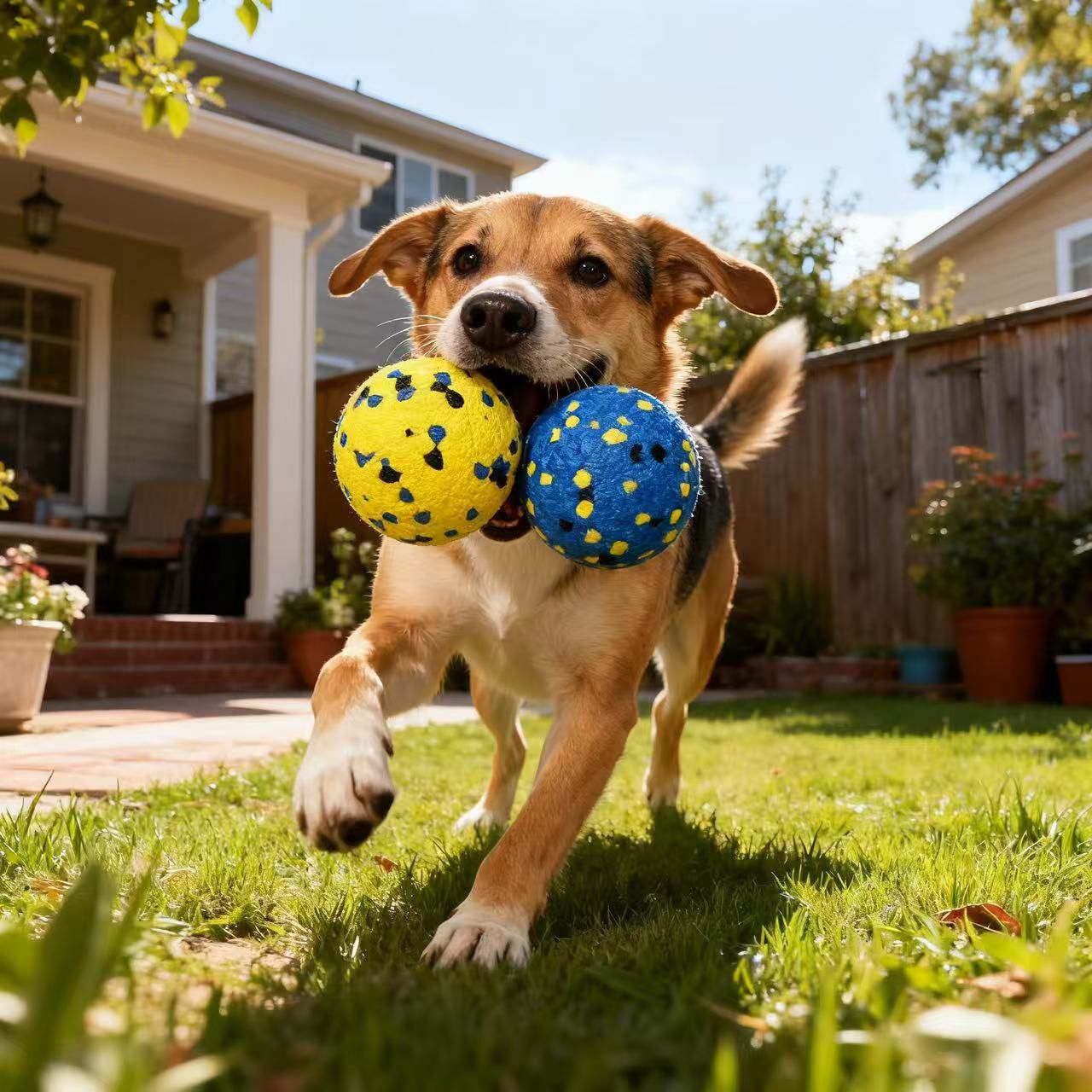 ETPU High Resilience Dog Ball Indestructible Chew Ball for Medium Large Dogs - Image 3