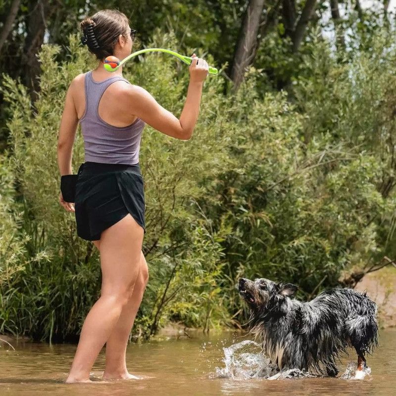 Dog Ball Launcher Outdoor Interactive Tennis Ball Thrower for Pets - Image 3