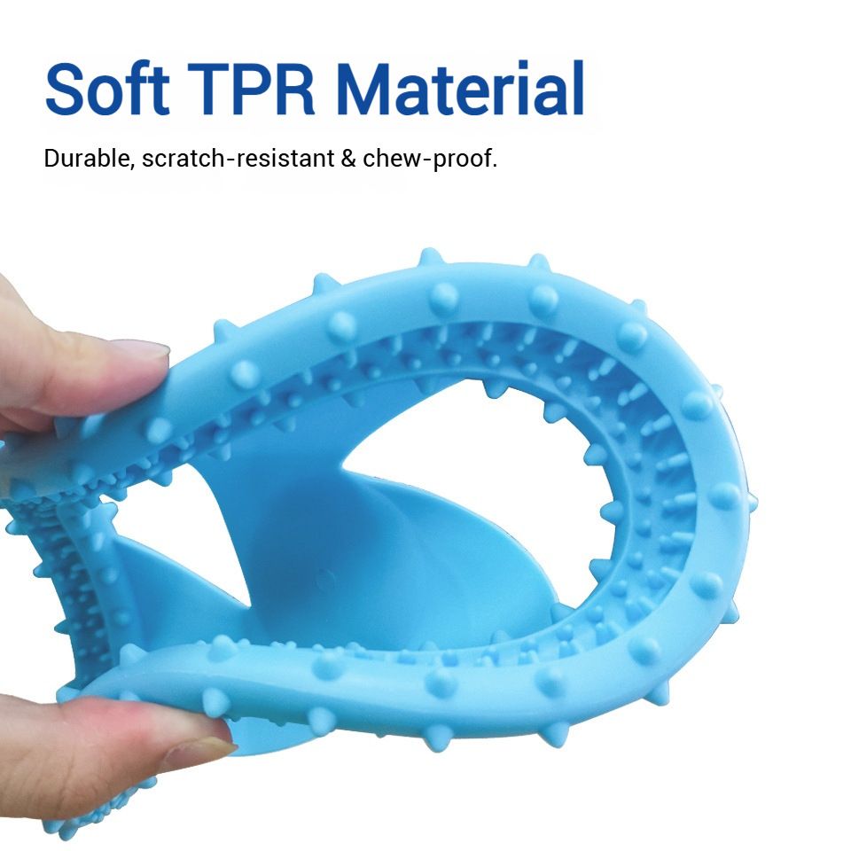 Soft Bite Resistant Dog Frisbee Silicone TPR Interactive Training Flying Disc - Image 4