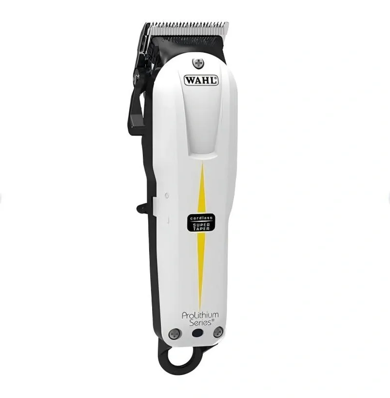 Wahl Super Taper Cordless Series  ProLithium Battery  White Professional Hair Clipper - Image 3