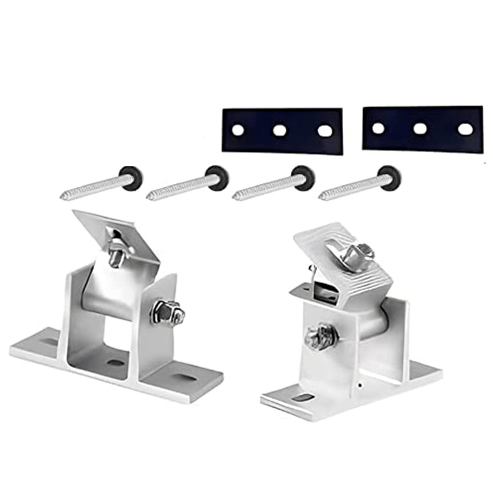 Solar Panel Holder Set 15 to 30 Degrees Adjustable Bracket Solar Panel Mount Bracket Set - Image 2
