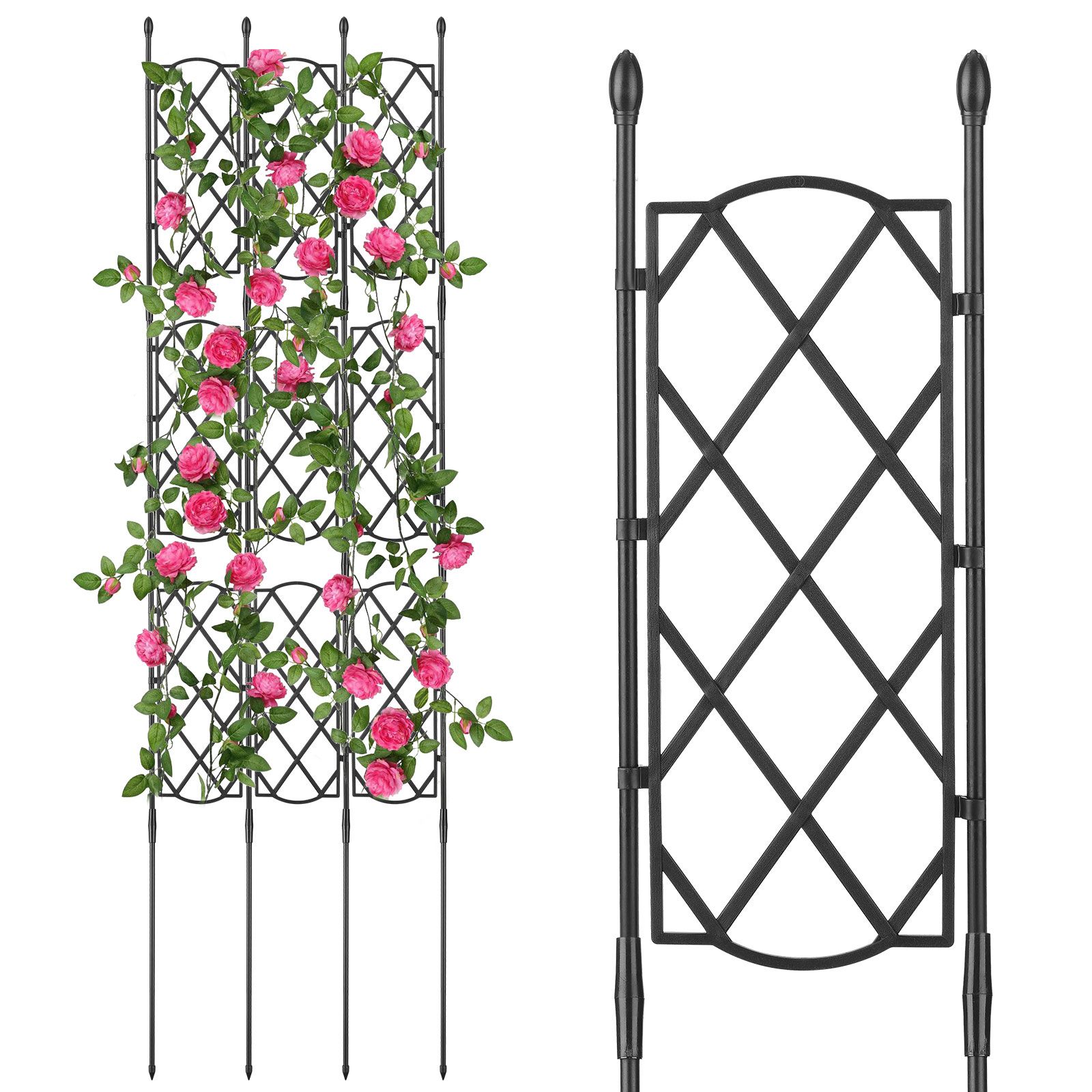 Plant Climbing Support Frame Lattice Frame Gardening Trellis Decorative Garden Trellis - Image 5