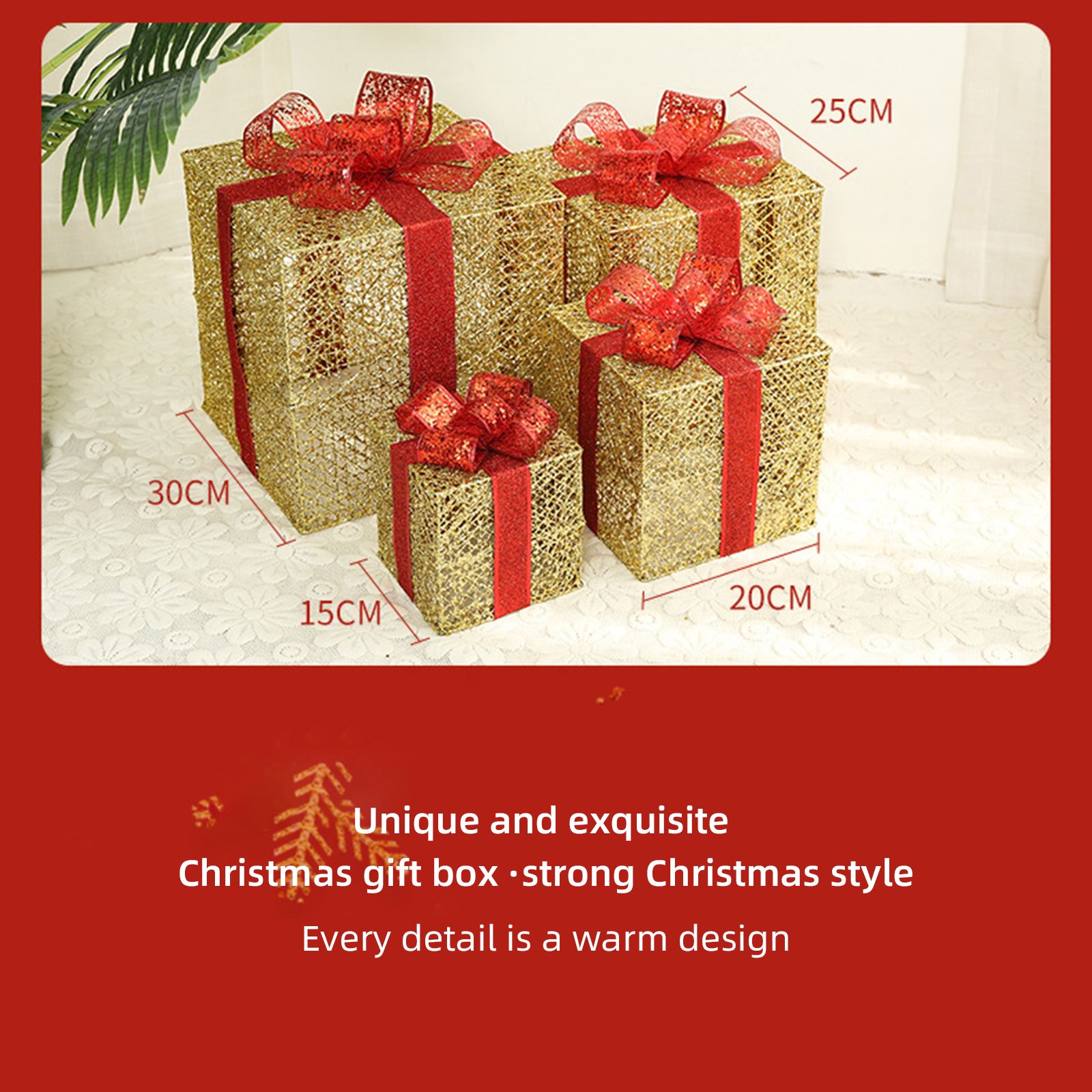 Christmas Gift Boxes for Christmas Indoor Outdoor Decorations - Image 7