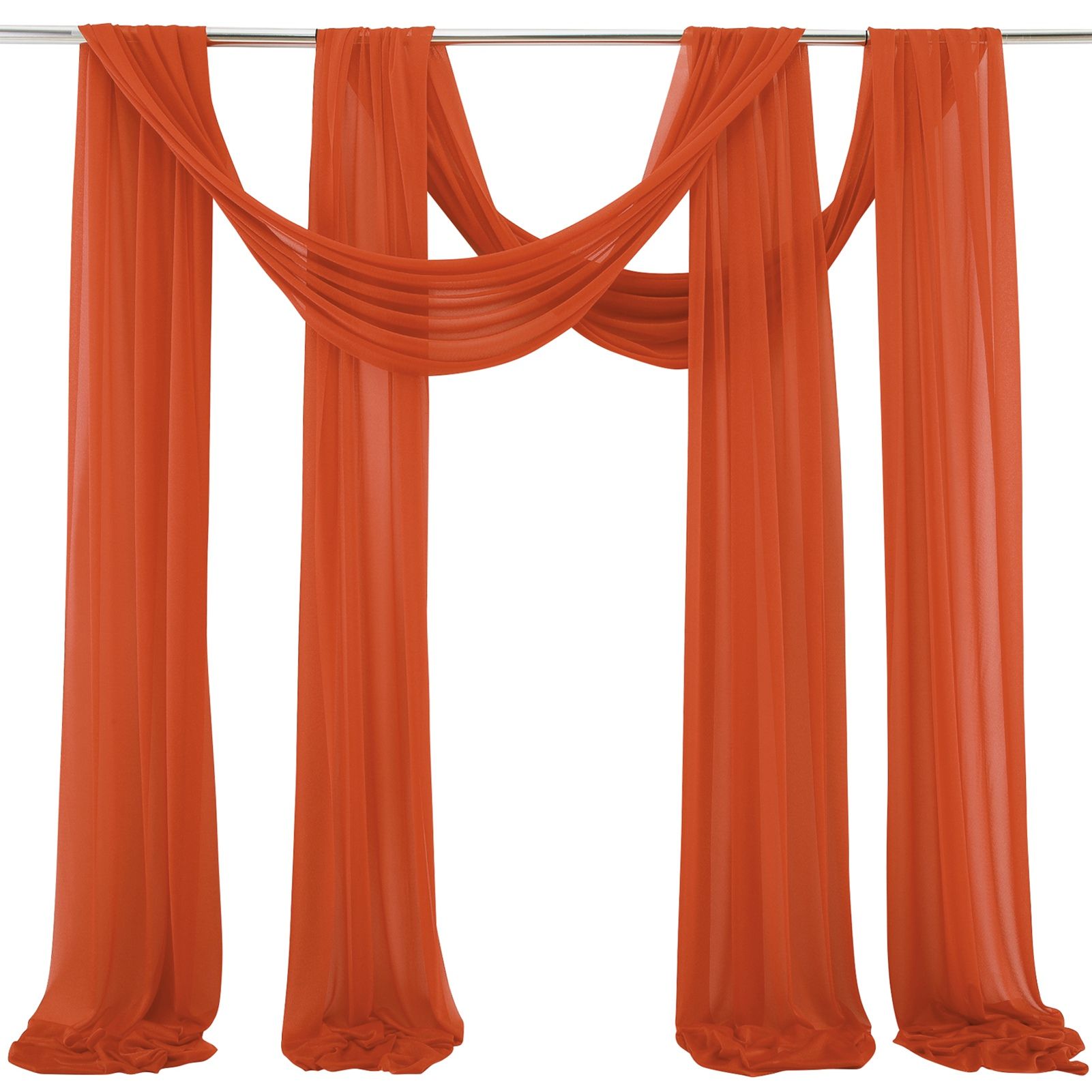 Wedding Arch Chiffon Fabric Drapery Wedding Drapery Arch Decoration Wedding Decor - Image 1