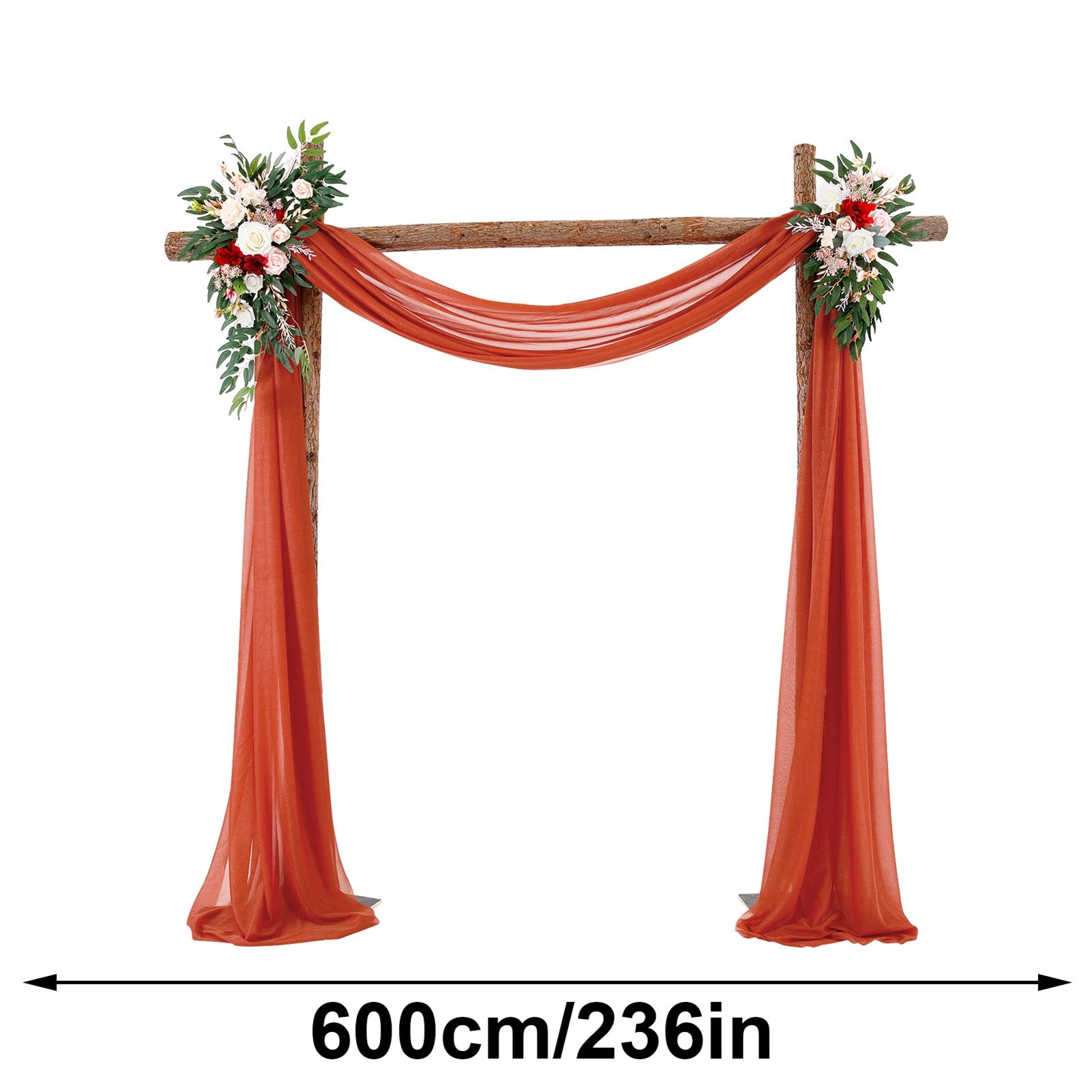 Wedding Arch Chiffon Fabric Drapery Wedding Drapery Arch Decoration Wedding Decor - Image 7