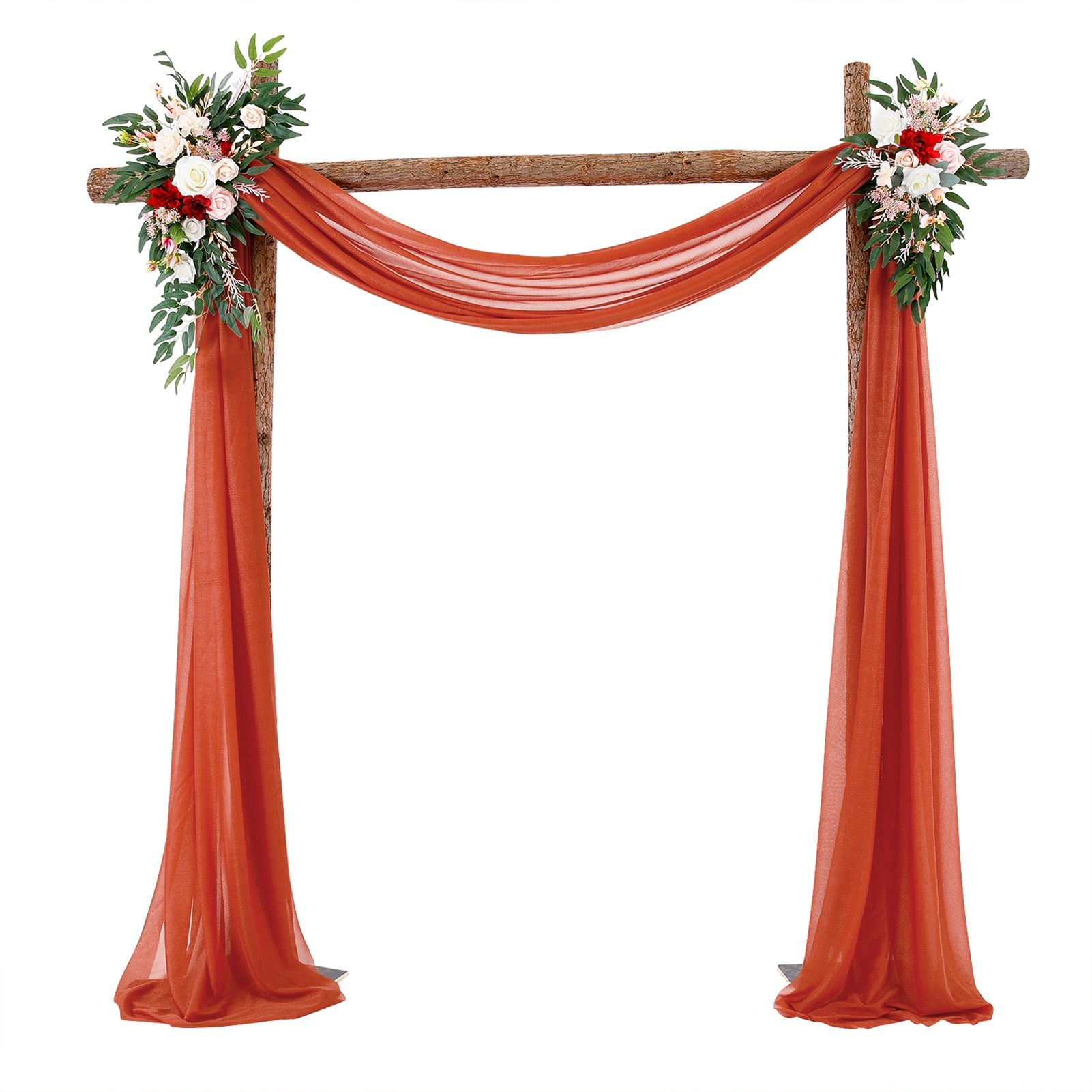 Wedding Arch Chiffon Fabric Drapery Wedding Drapery Arch Decoration Wedding Decor - Image 6
