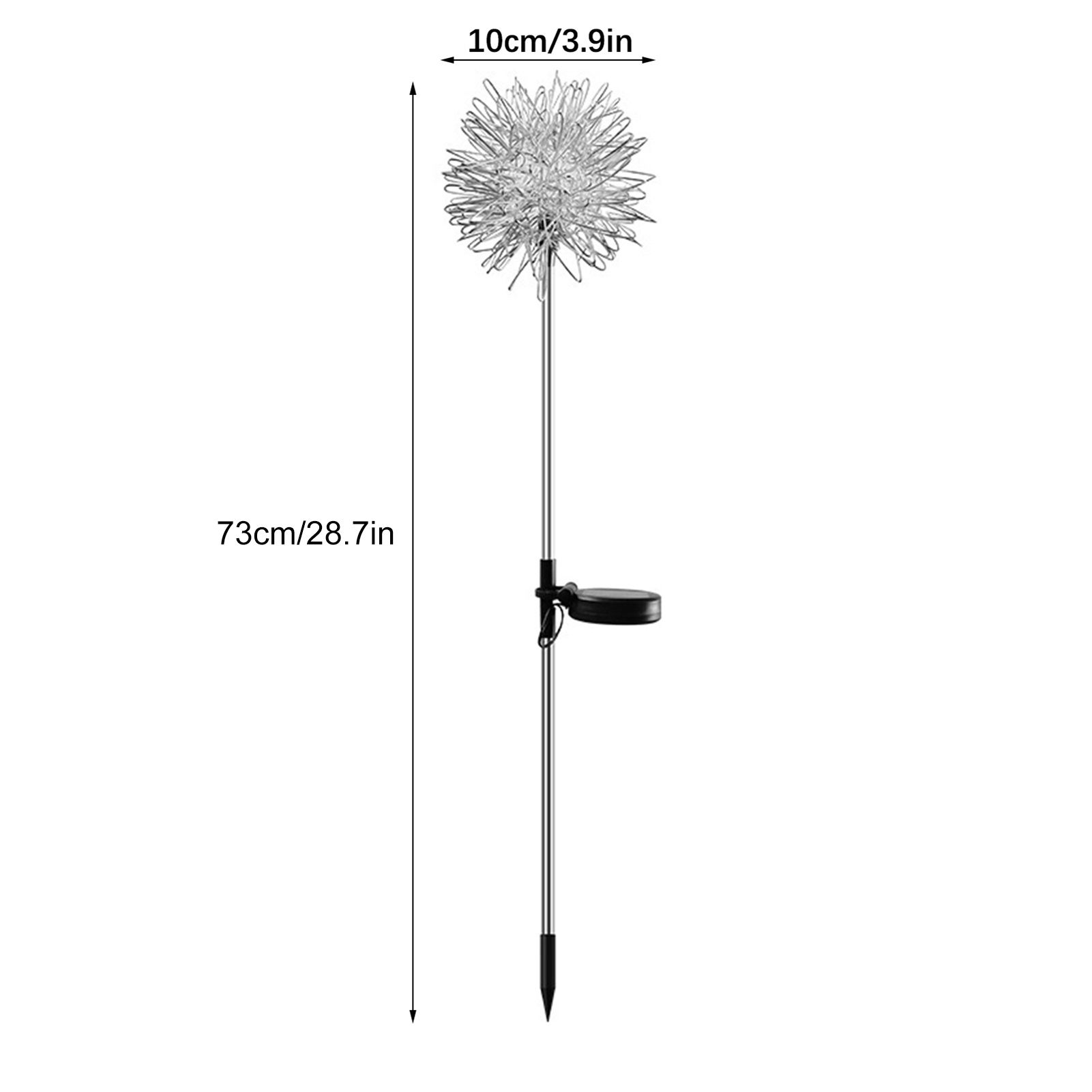 Solar Garden Light Outdoor Dandelion Garden Balcony Decoration Layout Inserted Lawn Lights - Image 3