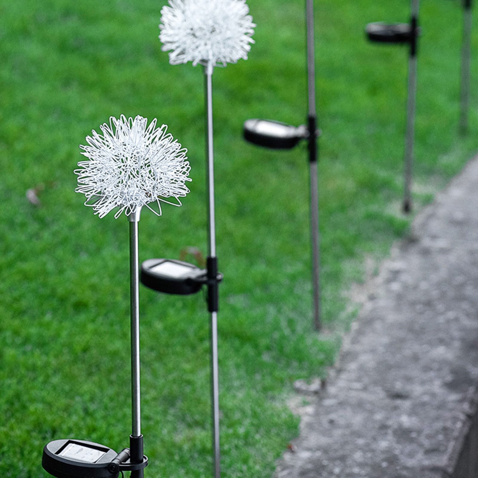 Solar Garden Light Outdoor Dandelion Garden Balcony Decoration Layout Inserted Lawn Lights - Image 4