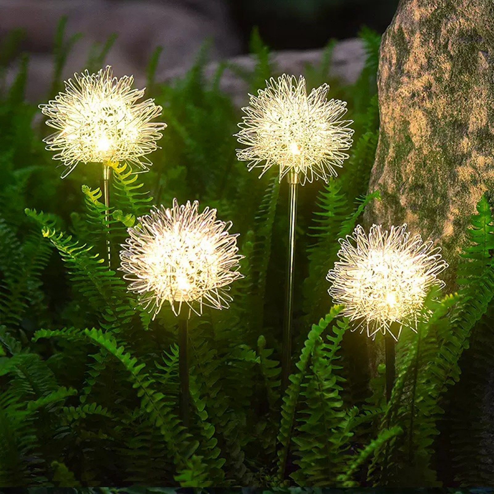Solar Garden Light Outdoor Dandelion Garden Balcony Decoration Layout Inserted Lawn Lights - Image 7
