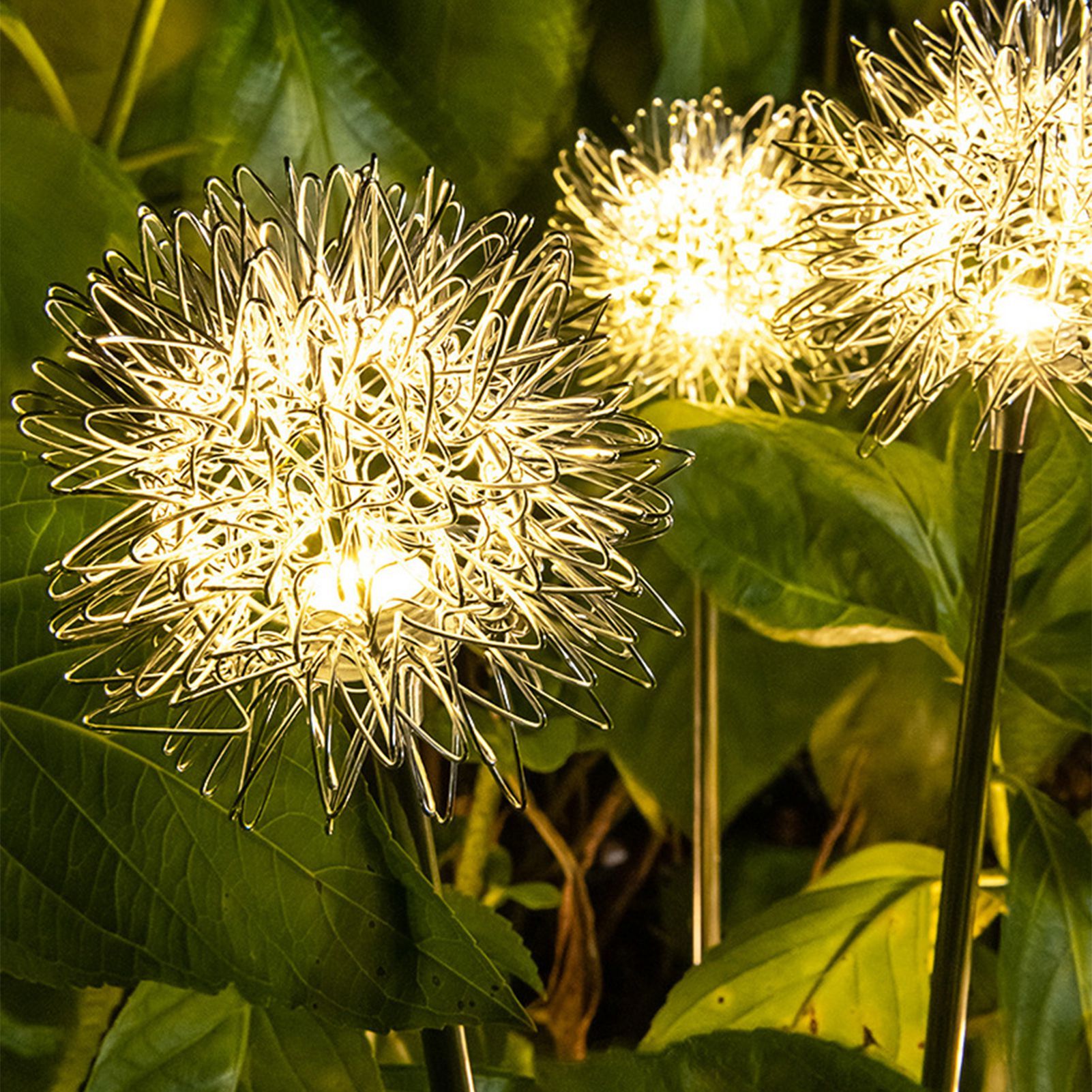 Solar Garden Light Outdoor Dandelion Garden Balcony Decoration Layout Inserted Lawn Lights - Image 5