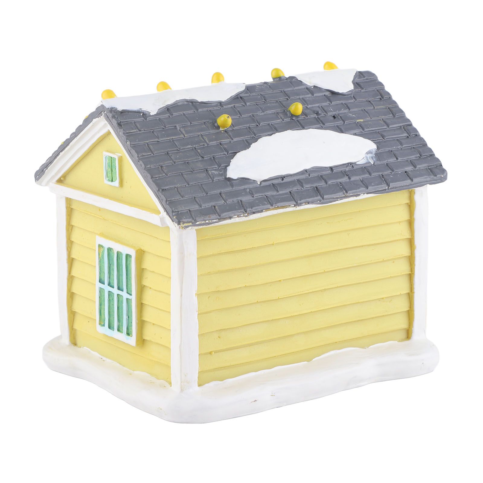 Christmas Village House LED Lighted Desk Building Resin House Statue Ornaments for Tabletop Centerpiece Fireplace Mantel - Image 4