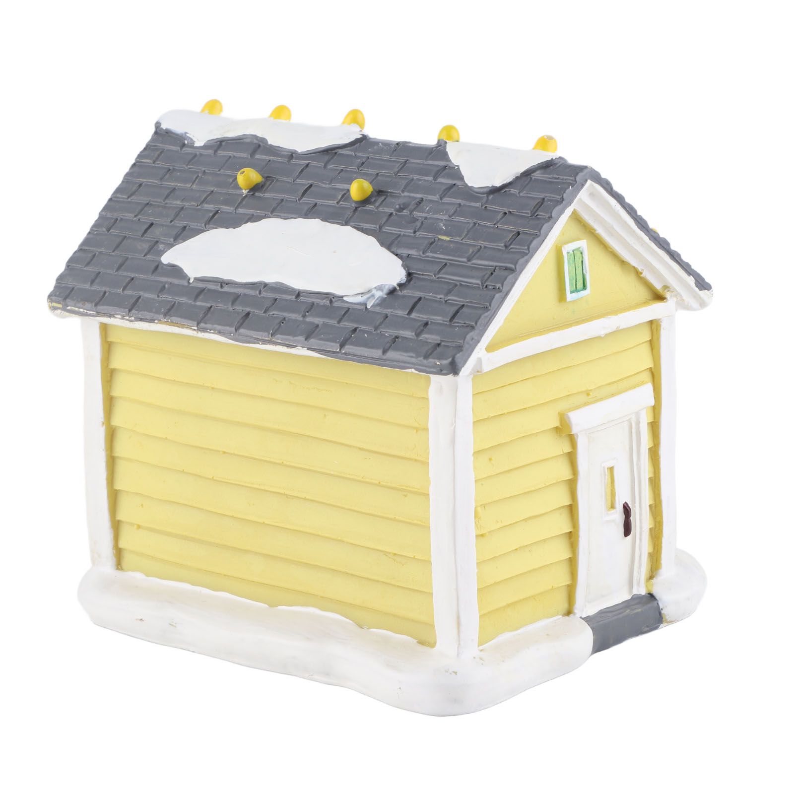 Christmas Village House LED Lighted Desk Building Resin House Statue Ornaments for Tabletop Centerpiece Fireplace Mantel - Image 7
