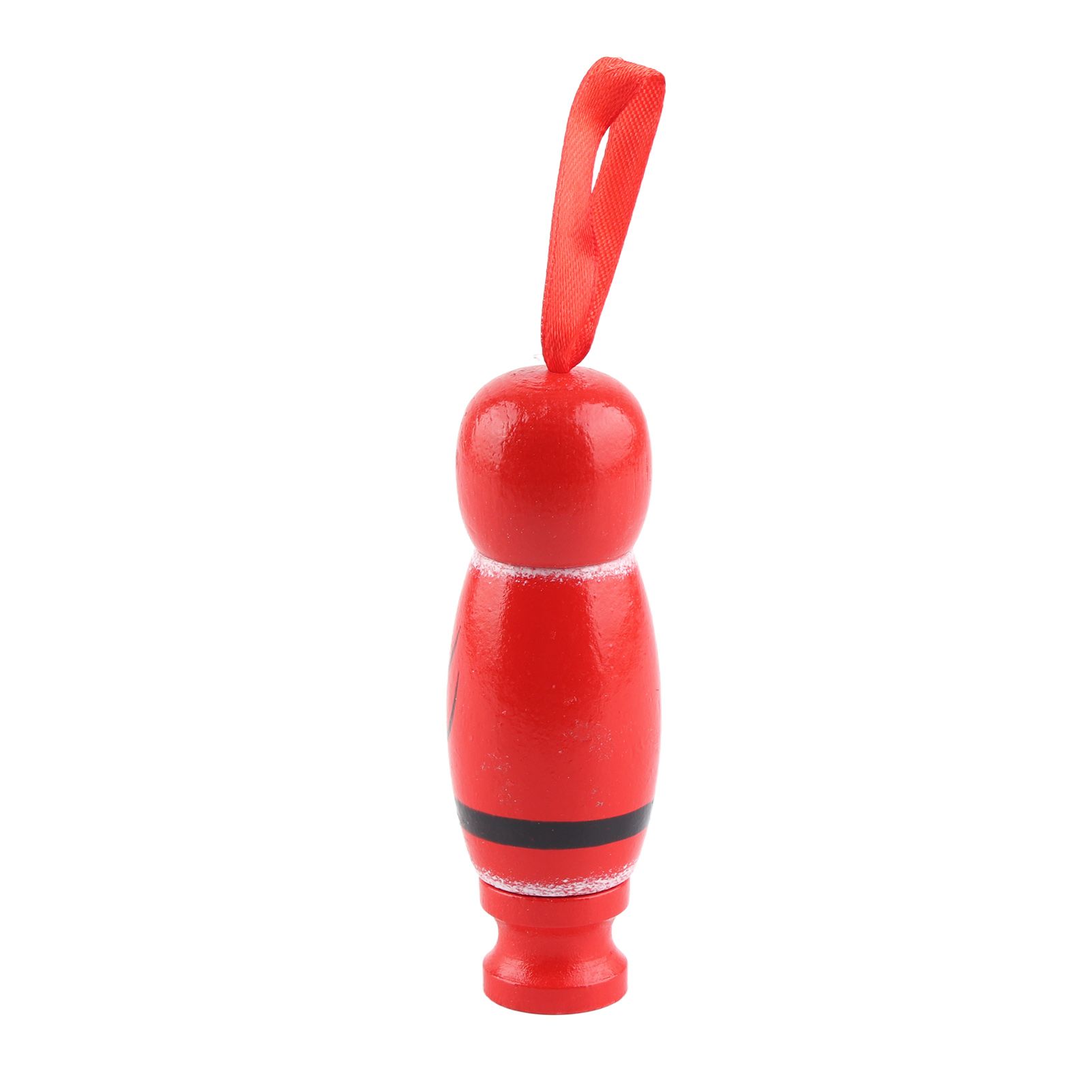 Santa Claus Pendant Funny Santa Ornament Christmas Tree Wooden Fun Crafts Decoration - Image 4
