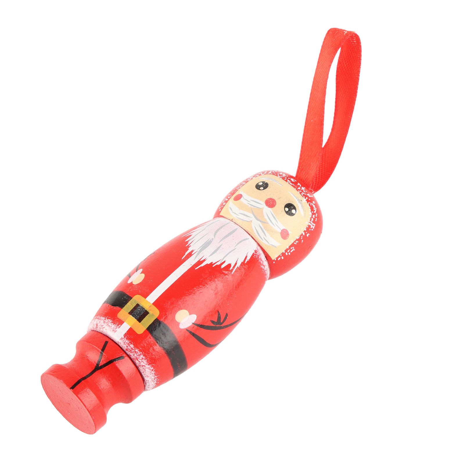 Santa Claus Pendant Funny Santa Ornament Christmas Tree Wooden Fun Crafts Decoration - Image 8