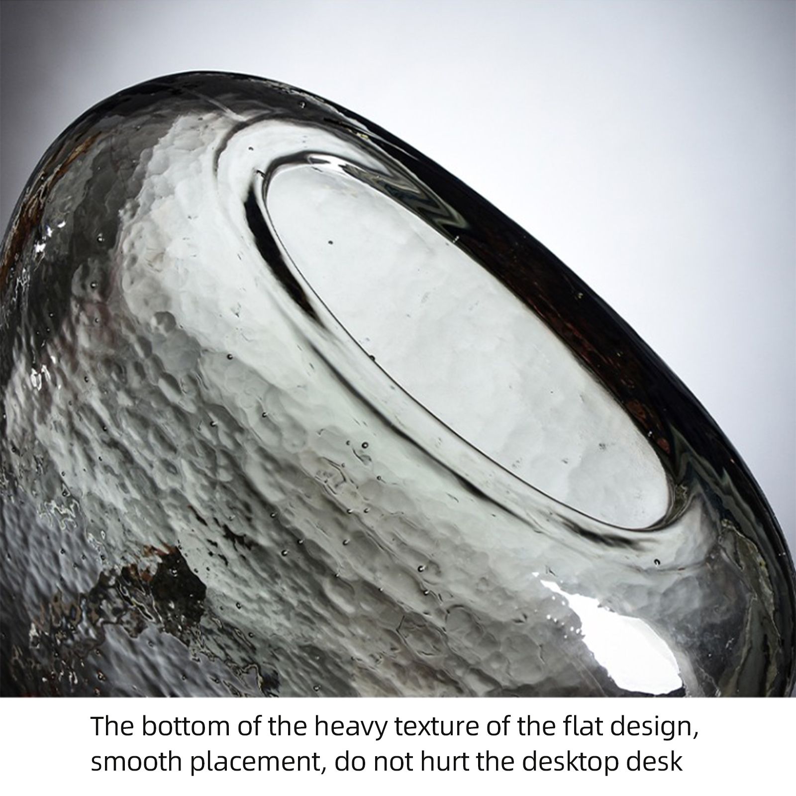 Glass Vase Transparent Hand Basket Living Room Flower Arrangement Creative Bag Fish Tank - Image 3
