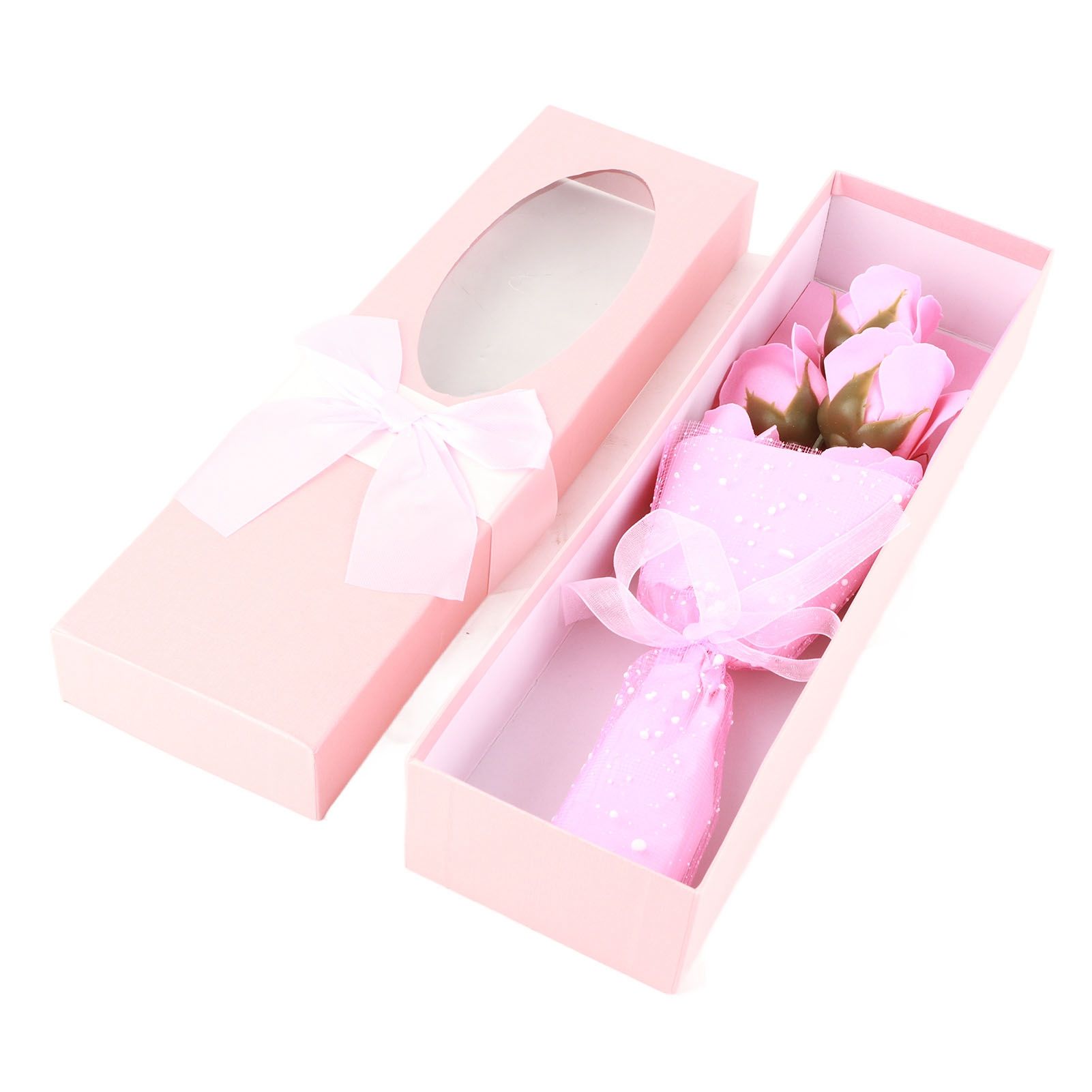 Simulation Soap Flowers Eve Mother's Day Gift Box Soap Roses Flowers Box - Image 4