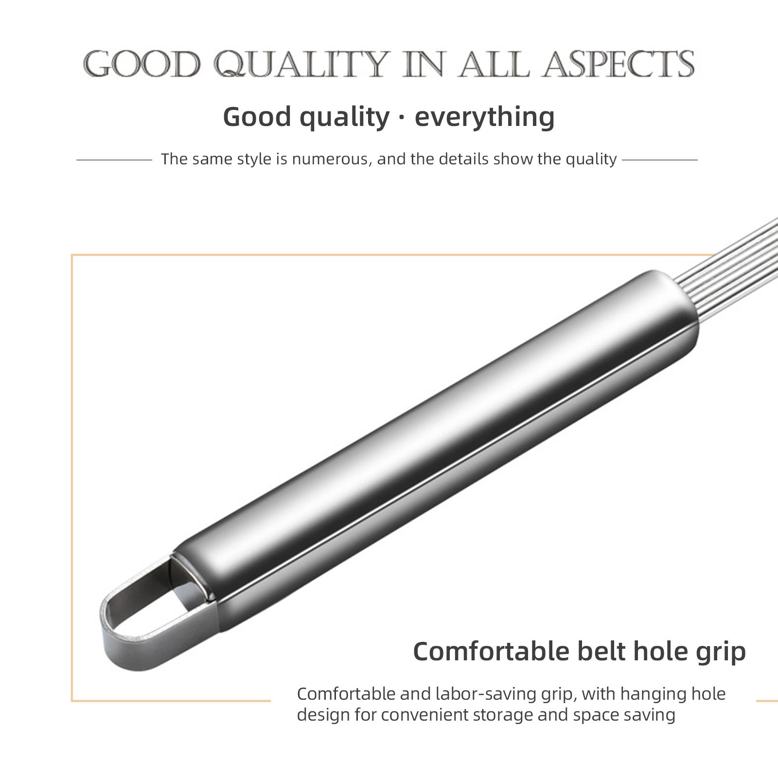 Strainer Spoon Long Stainless Steel Anti Scald Safe Slotted Ladle for Kitchen Cooking Frying Spaghetti - Image 5