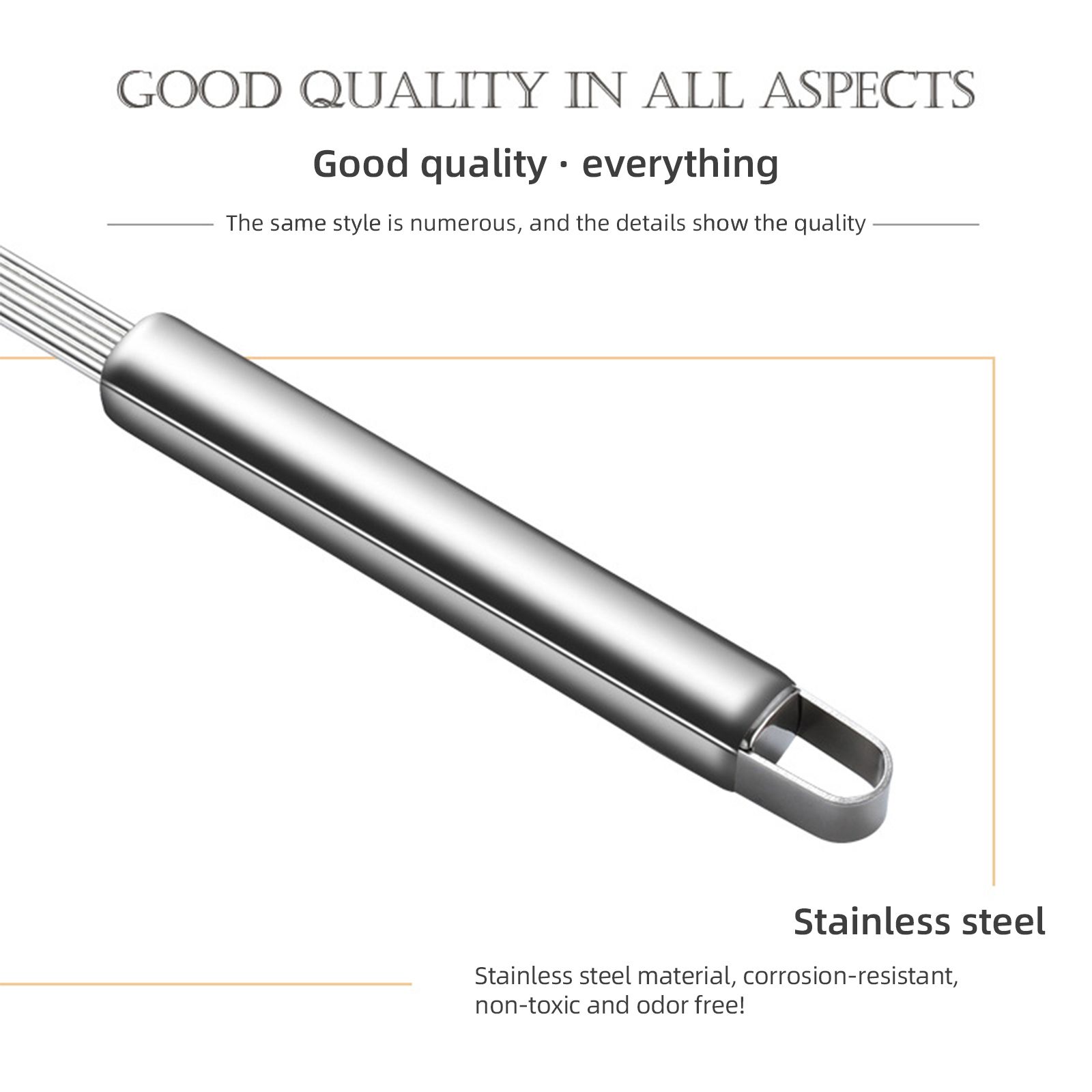 Strainer Spoon Long Stainless Steel Anti Scald Safe Slotted Ladle for Kitchen Cooking Frying Spaghetti - Image 8