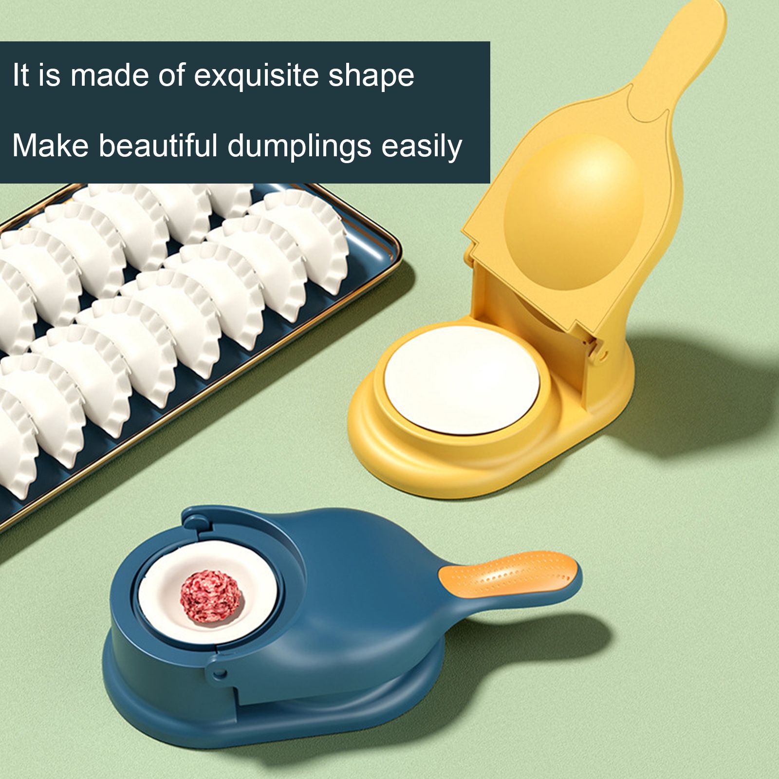 Dumpling Maker 2 in 1 Practical Dumpling Skin Maker Machine Household Easy to Use Dumpling Press Mold - Image 4