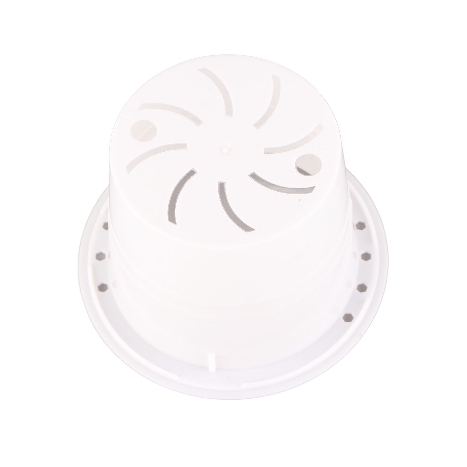 Automatic Water Absorbing Transparent Pot Creative Round Office Desktop Green Plant Hydroponic Plastic Flower Pots - Image 5