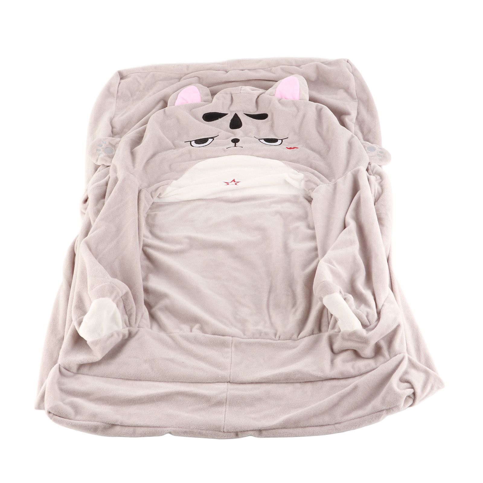 2 in 1 Foldable Children's Sofa Cushion Plush Sofa Cute Sofa Chair for Children - Image 3