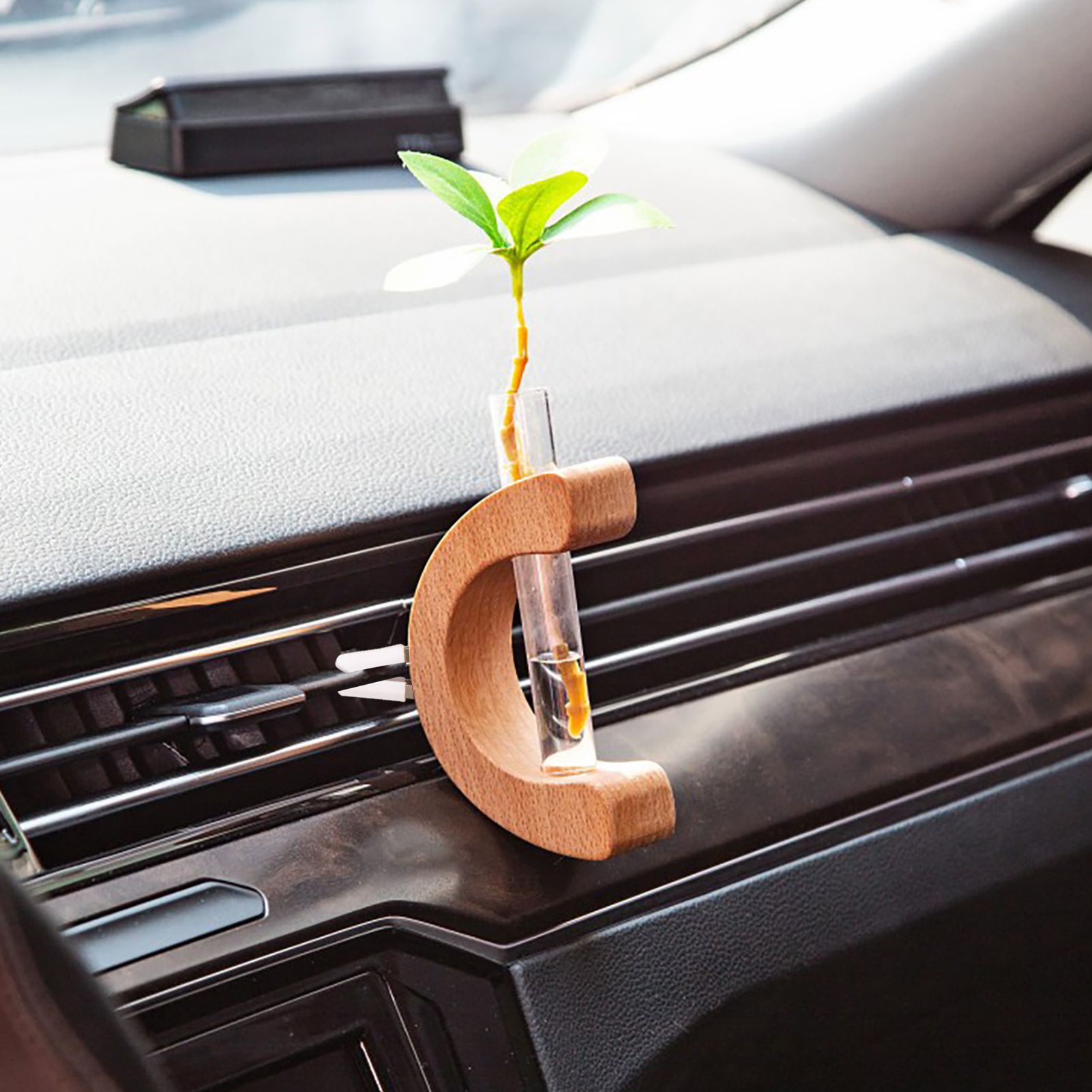 Car Vase Center Console Letter Florist Aromatherapy Bottle Car Air Vent Flower Vase - Image 7