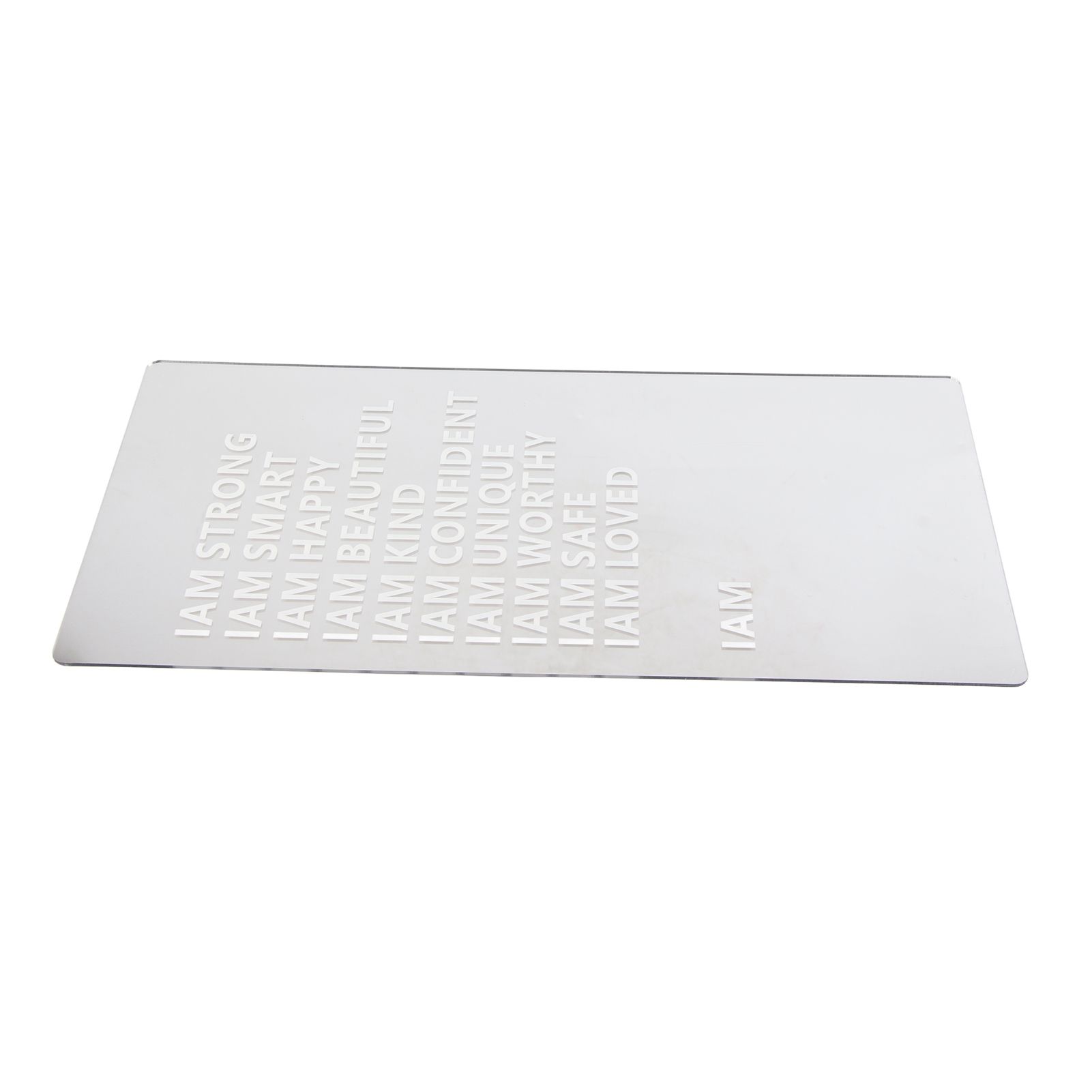 LED Affirmation Mirror Acrylic Mirror USB Mirror Inspirational Mirror Versatile Decor - Image 3
