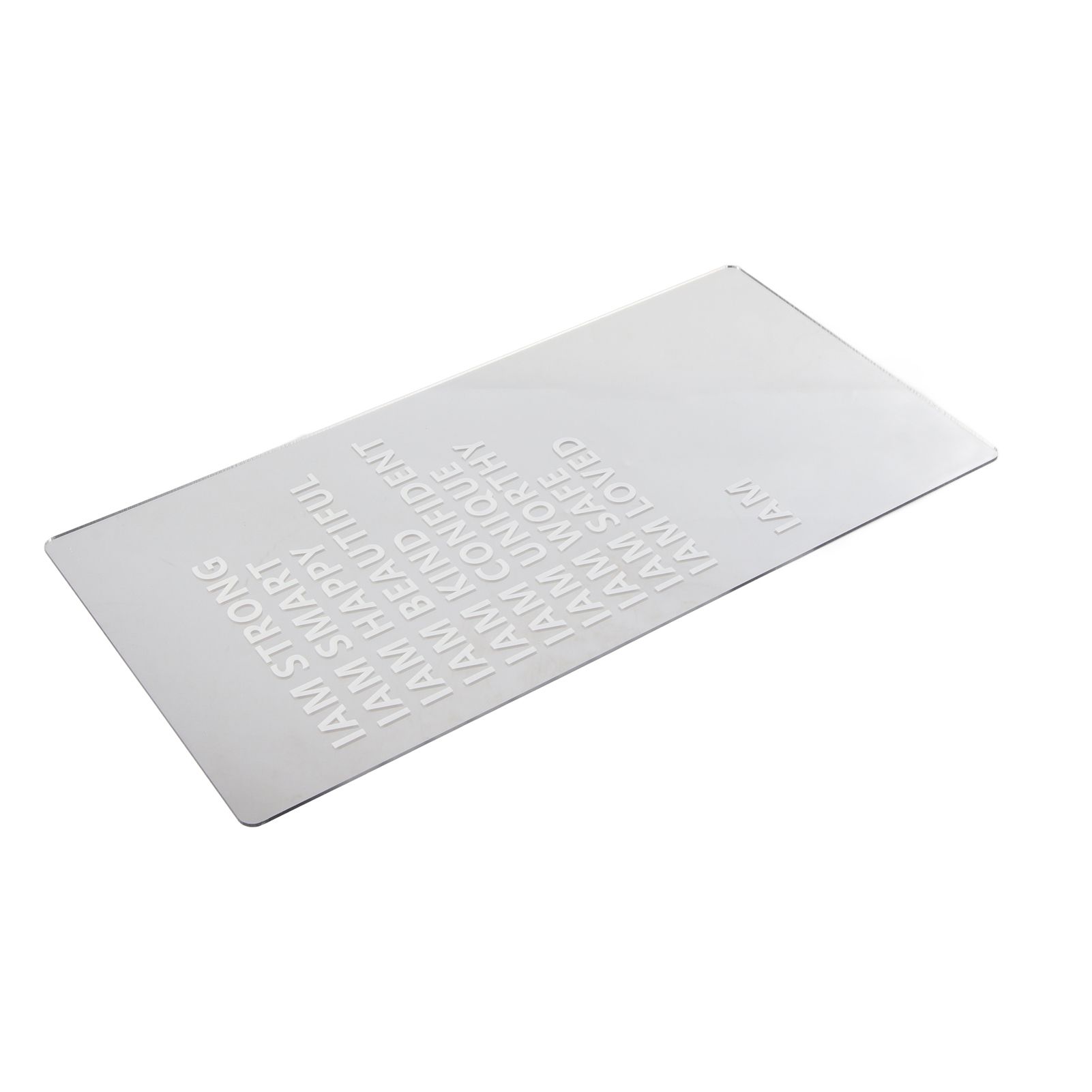 LED Affirmation Mirror Acrylic Mirror USB Mirror Inspirational Mirror Versatile Decor - Image 4