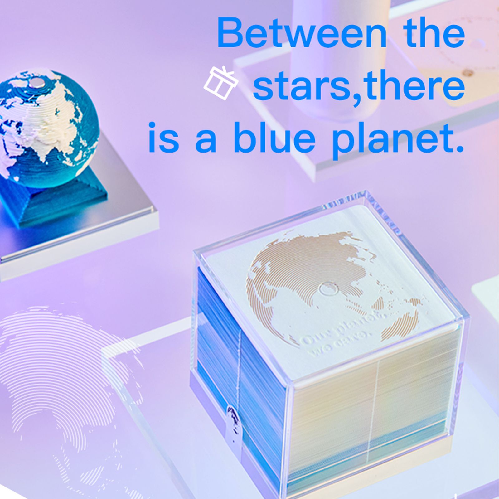 3D Earth Sculpture Calendar Model Ornaments for Home School Office Decor - Image 8
