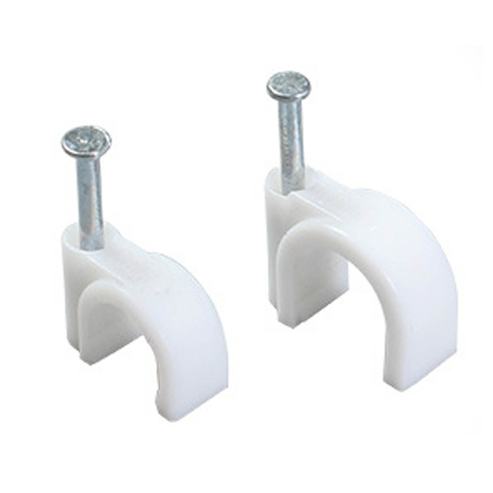 100 PCS 5mm Steel Nail Line Clip Round Cable Fixing Clips for Wall Mounted Cord Management - Image 8