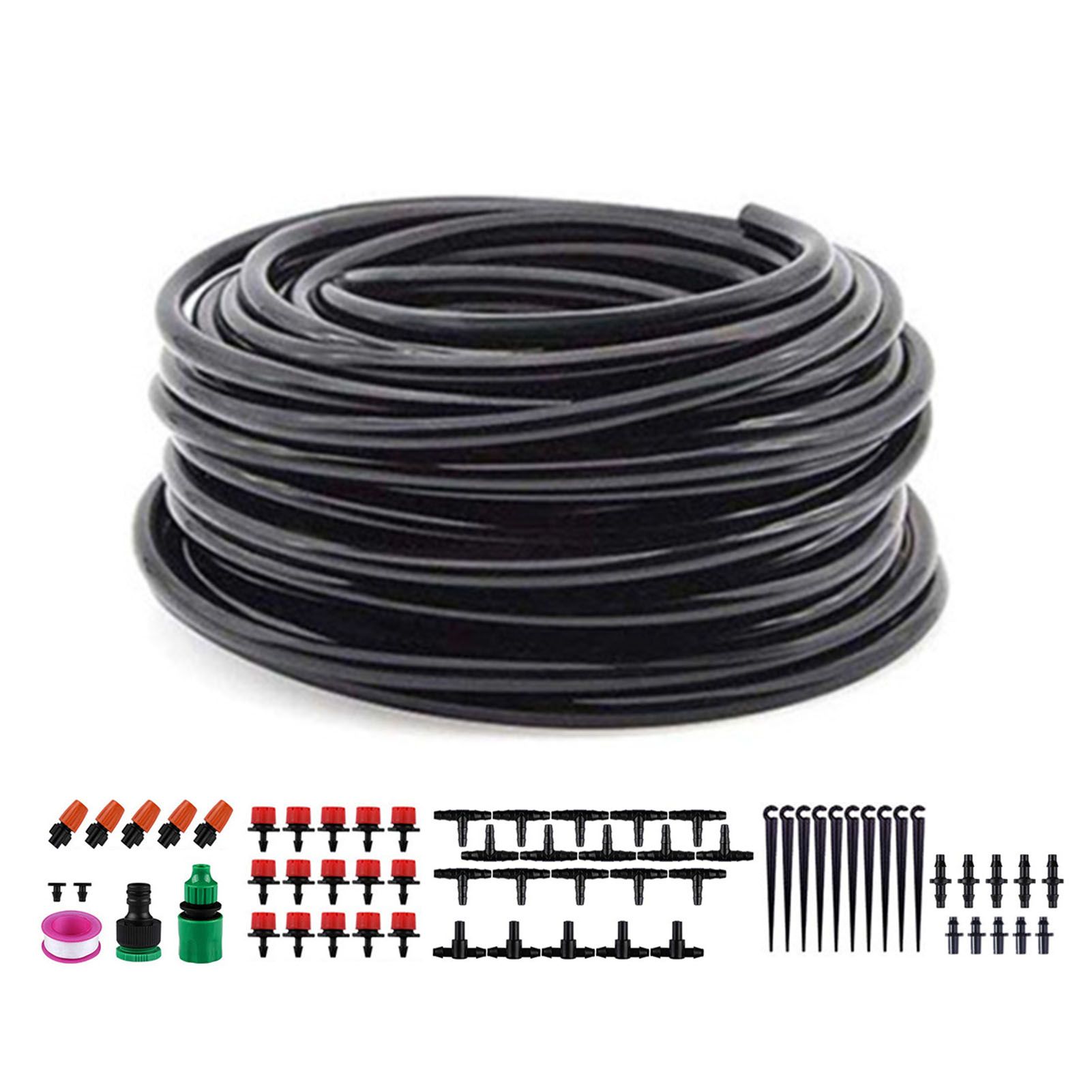 Garden Drip Irrigation System Automatic Micro Spraying Watering Kits Irrigation Atomization System 20m/787.4in - Image 1