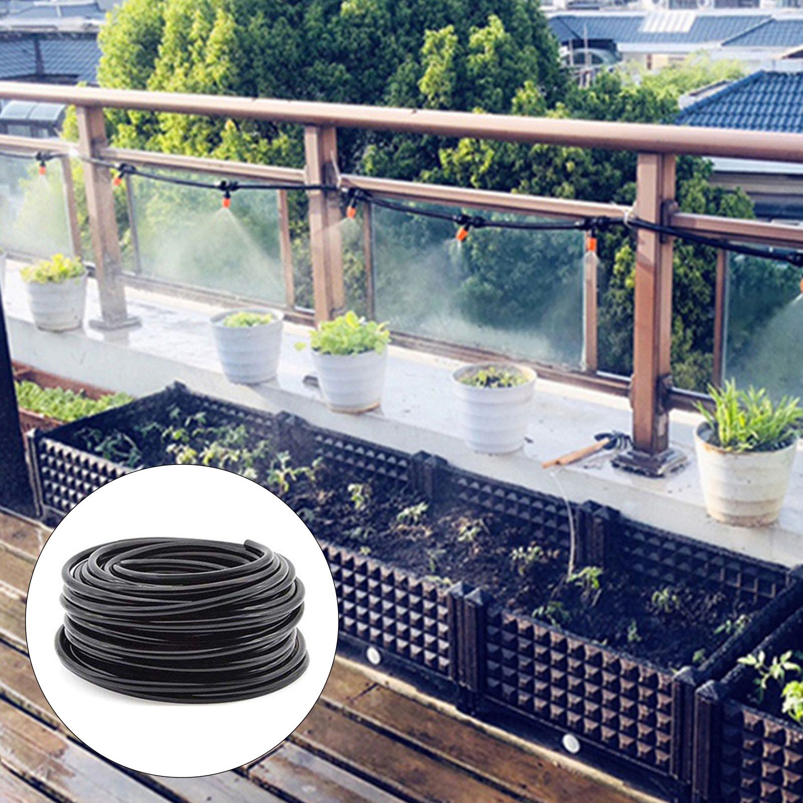 Garden Drip Irrigation System Automatic Micro Spraying Watering Kits Irrigation Atomization System 30m/1181.1in - Image 6