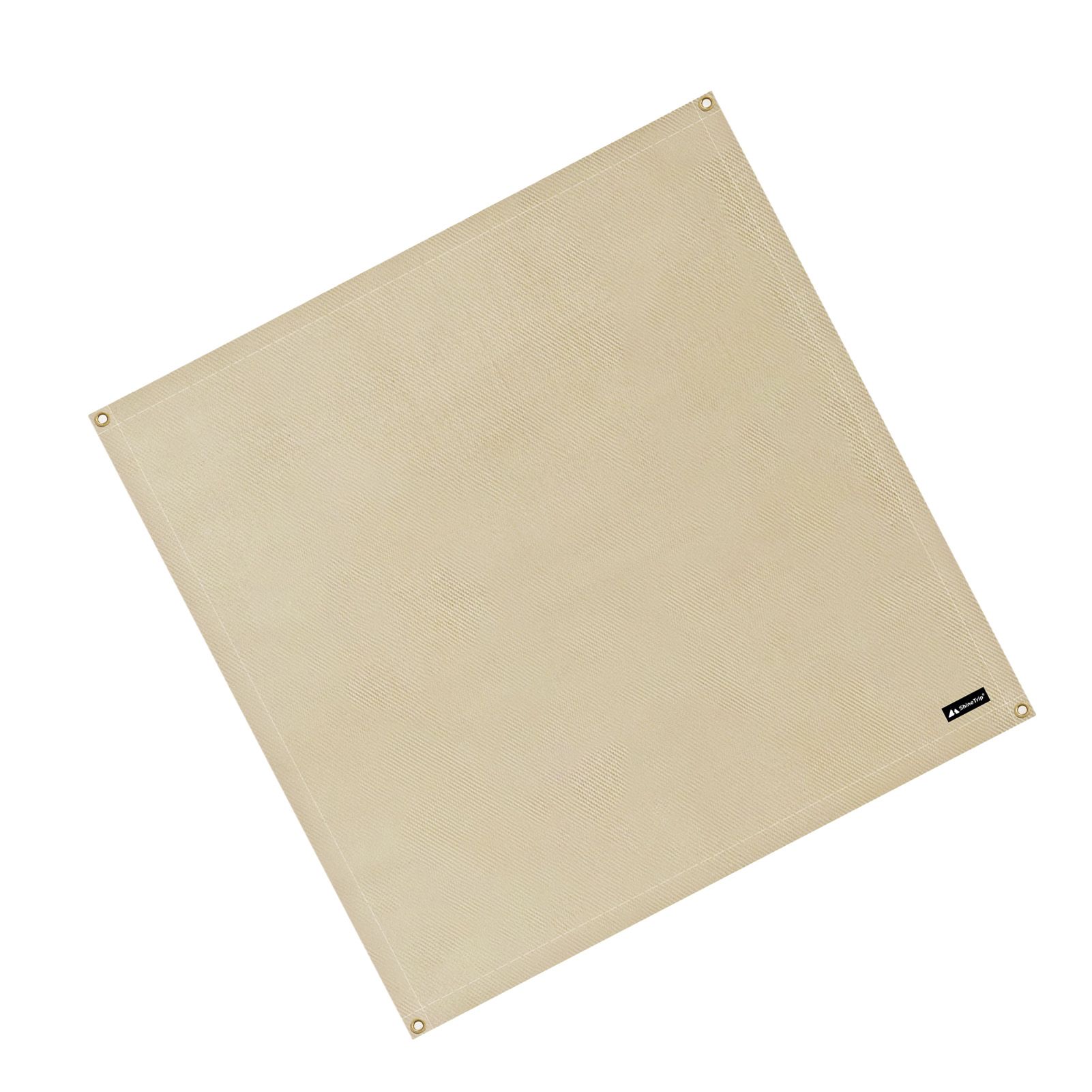 BBQ Grill Mat Outdoor Picnic Fire Pit Mat High Temperature Resistant Glass Fiber Fireproof Cloth L 100x100cm - Image 2