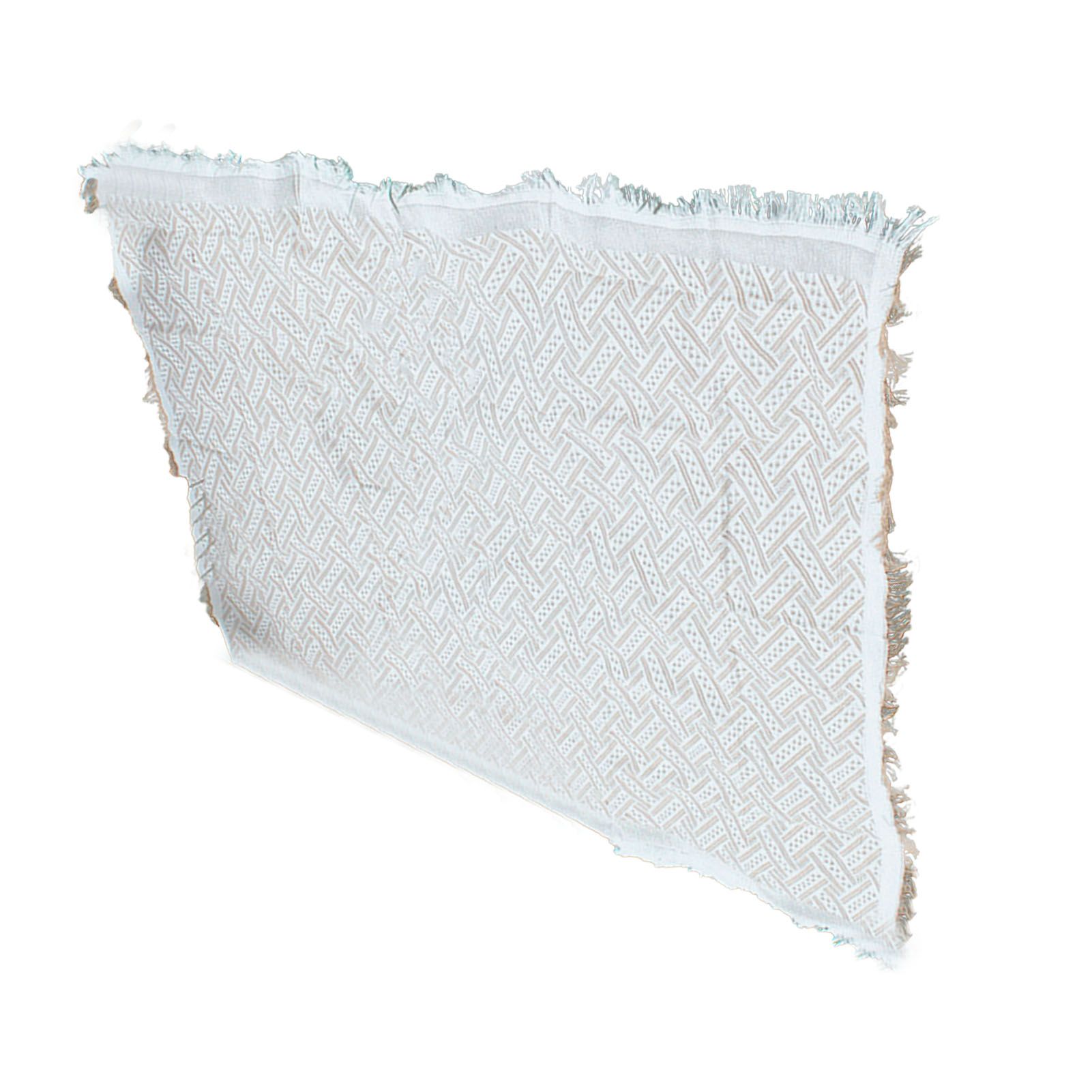 Outdoor Picnic Blanket with Fringe Cotton Soft Comfortable Simple Style for Camping Beach 180x130 - Image 2