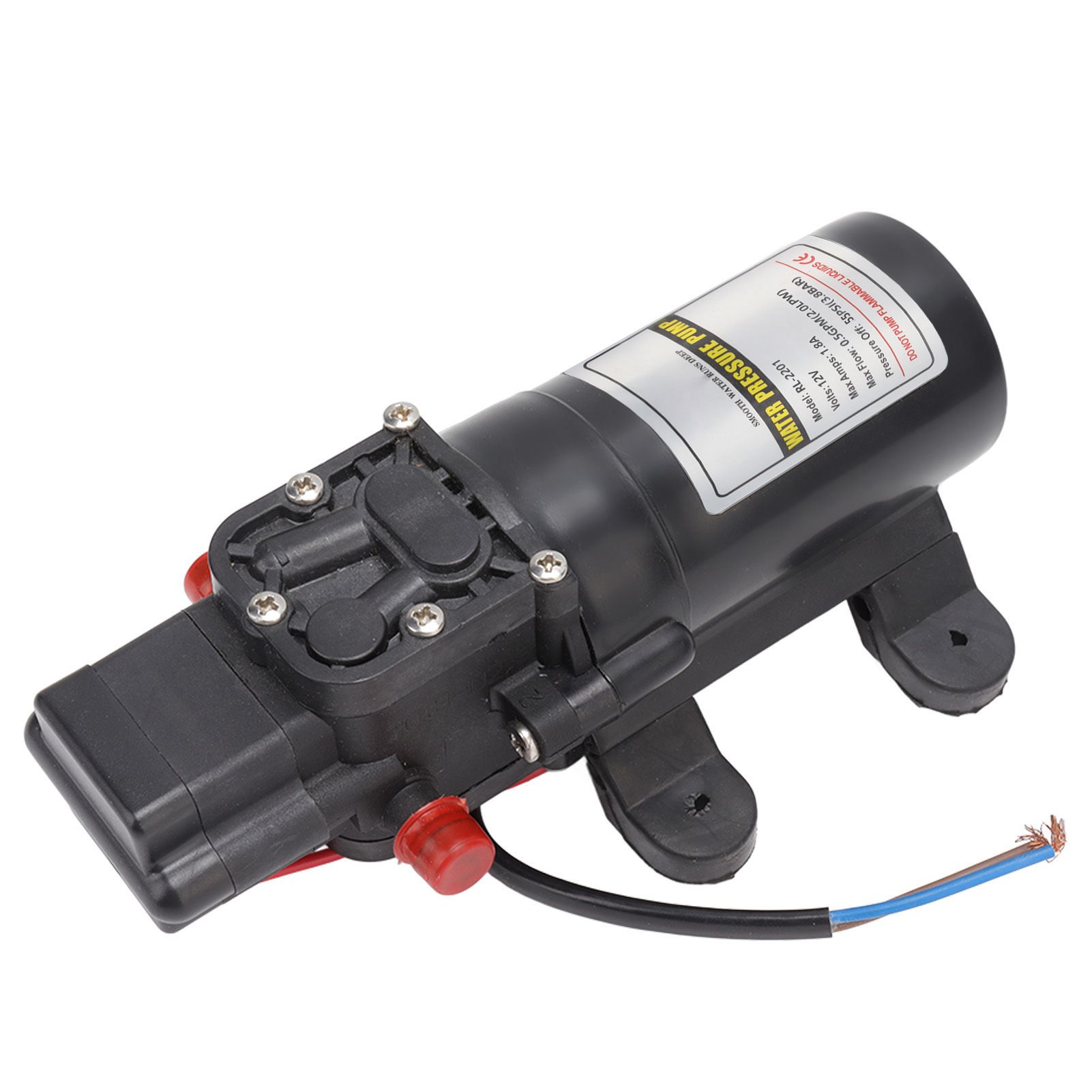 Water Pressure Diaphragm Pump Self Priming Diaphragm Pump High Pressure Water Pump for Outdoor RL 2201 12V - Image 4
