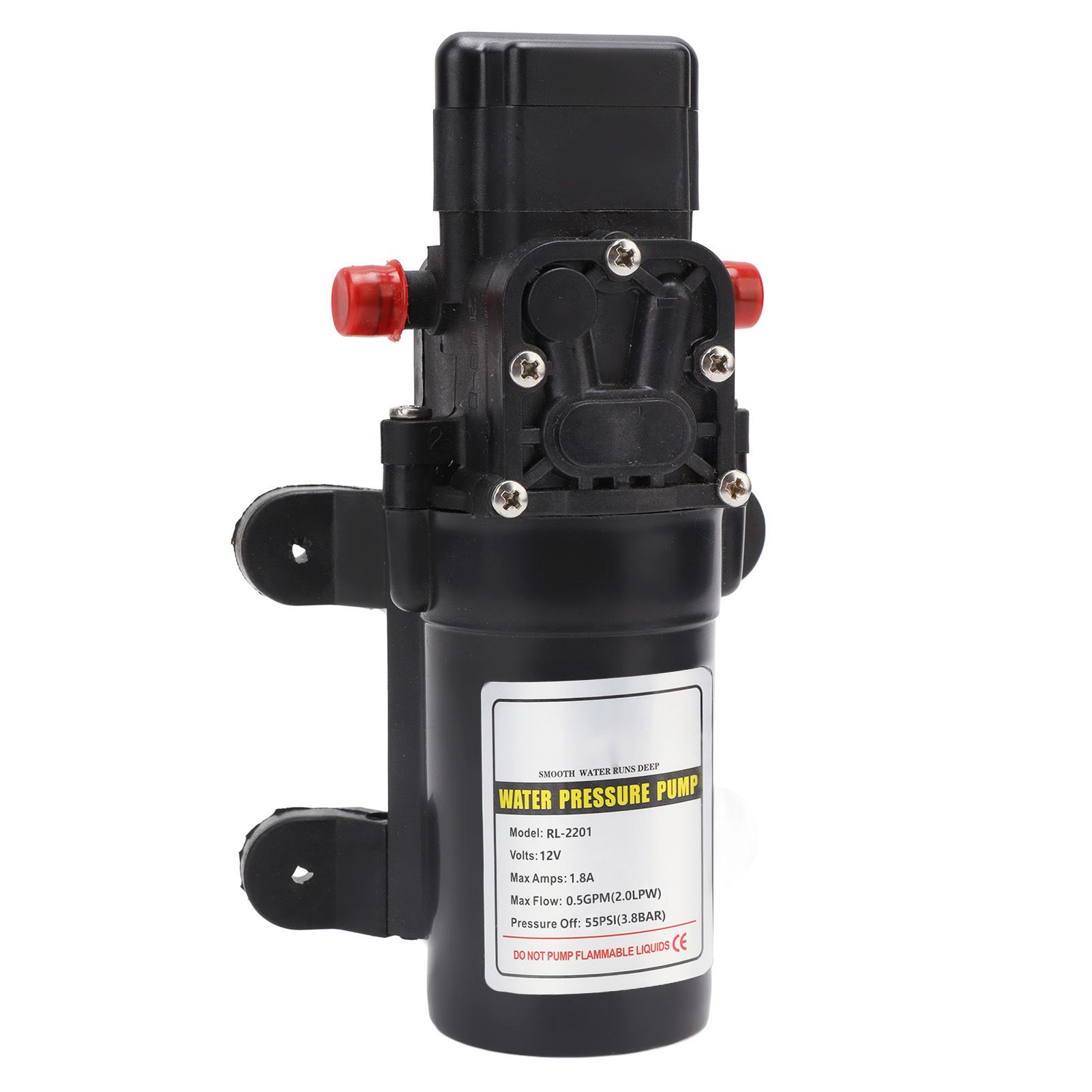 Water Pressure Diaphragm Pump Self Priming Diaphragm Pump High Pressure Water Pump for Outdoor RL 2201 12V - Image 6