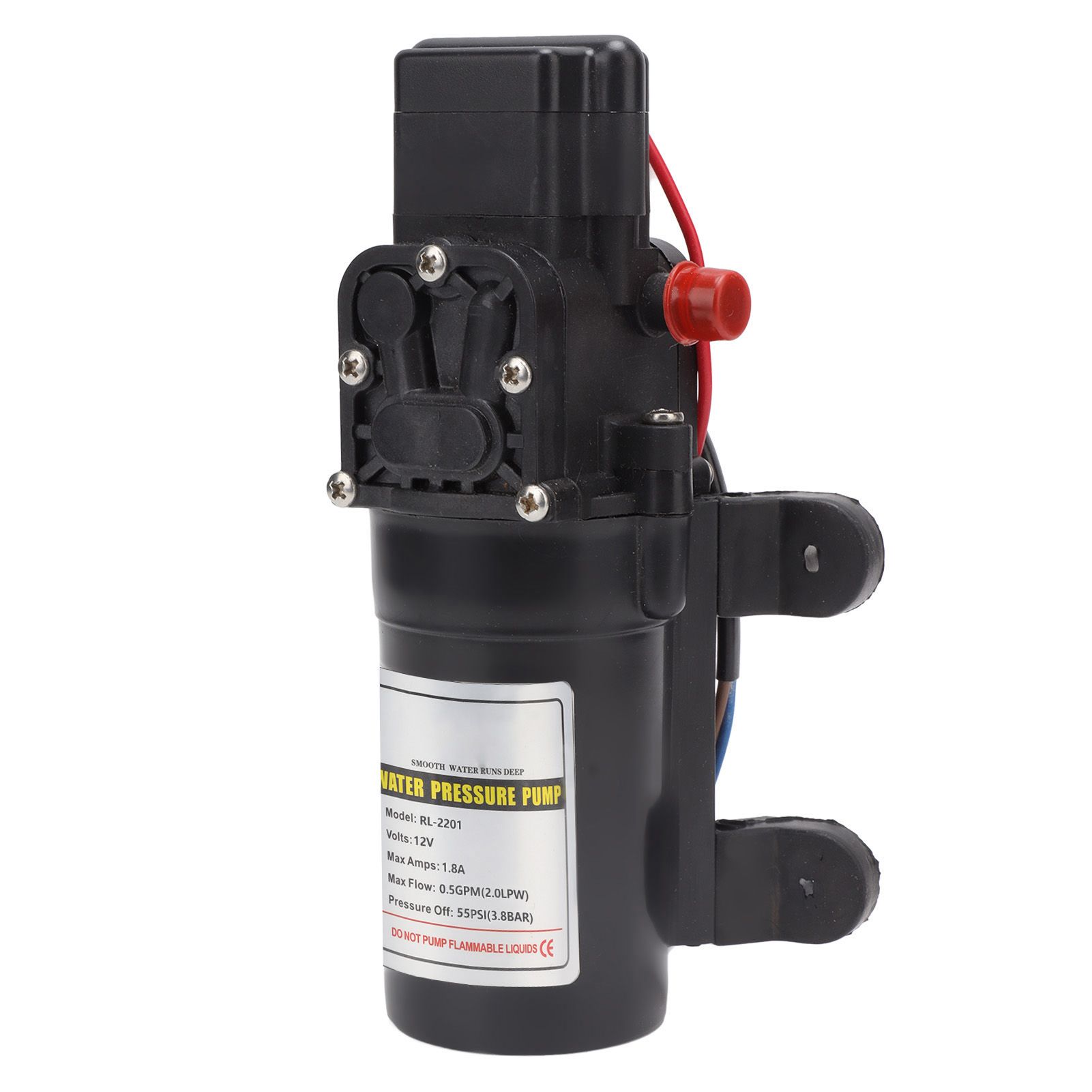 Water Pressure Diaphragm Pump Self Priming Diaphragm Pump High Pressure Water Pump for Outdoor RL 2201 12V - Image 8
