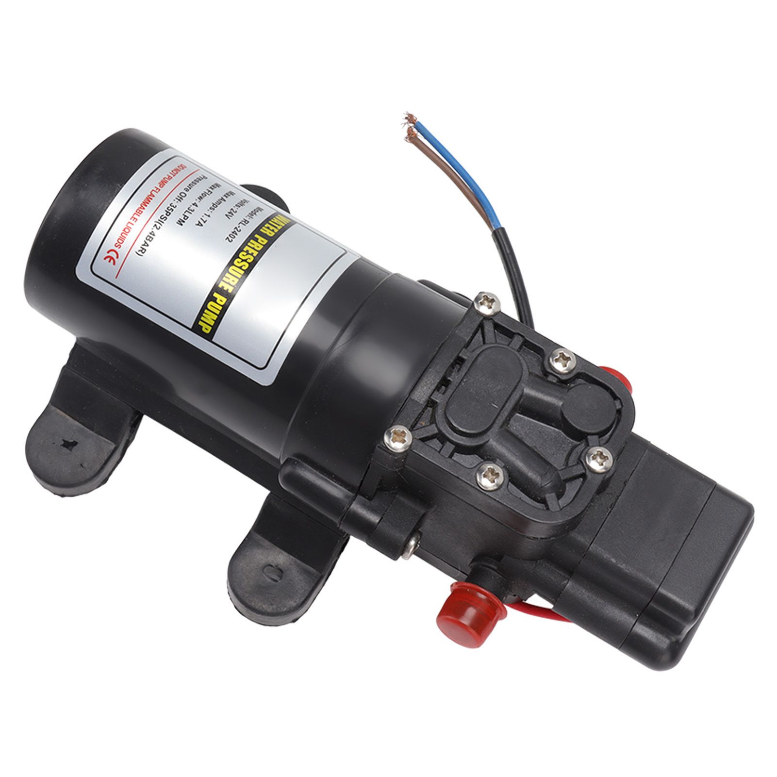 Water Pressure Diaphragm Pump Self Priming Diaphragm Pump High Pressure Water Pump for Outdoor RL 2402 24V - Image 3