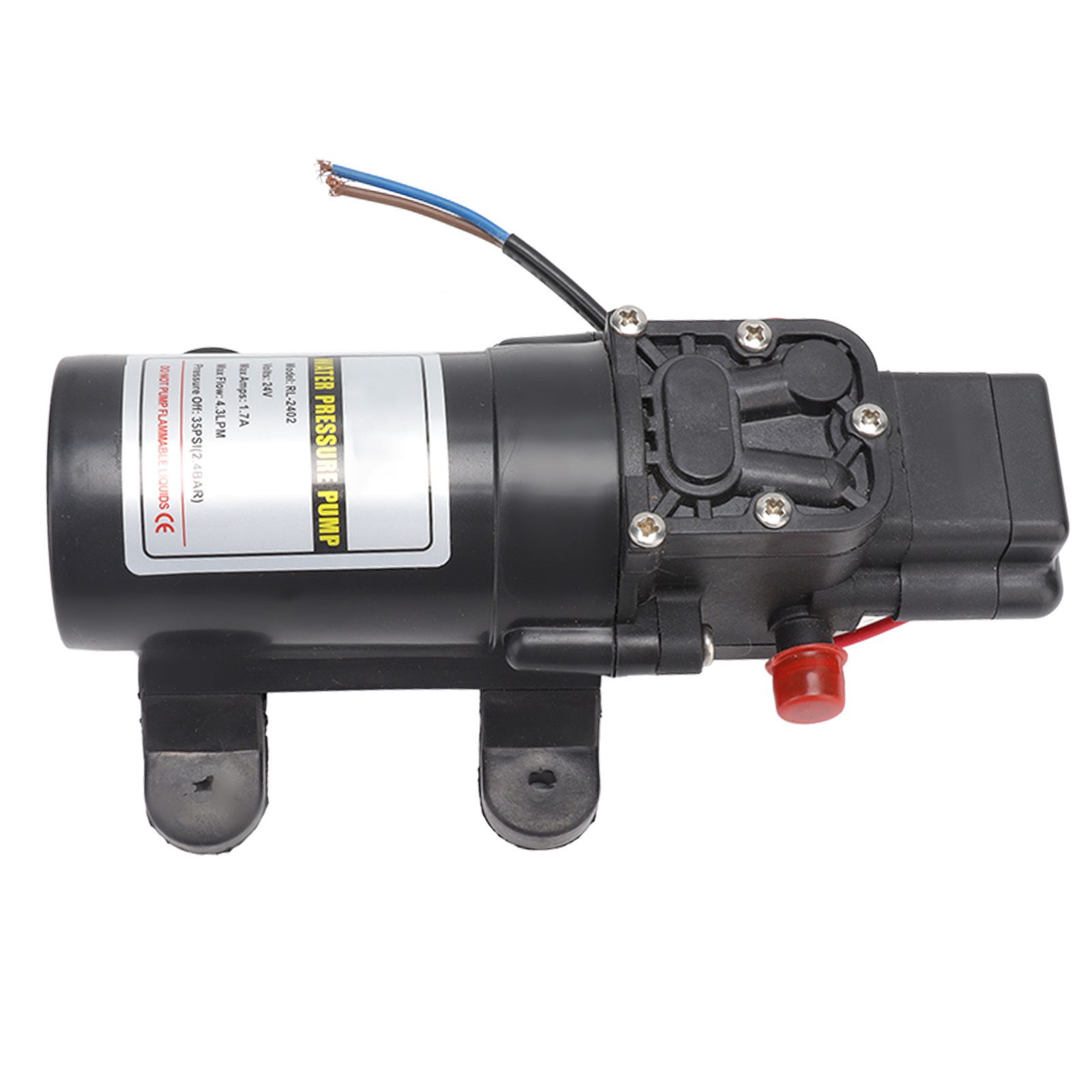 Water Pressure Diaphragm Pump Self Priming Diaphragm Pump High Pressure Water Pump for Outdoor RL 2402 24V - Image 4