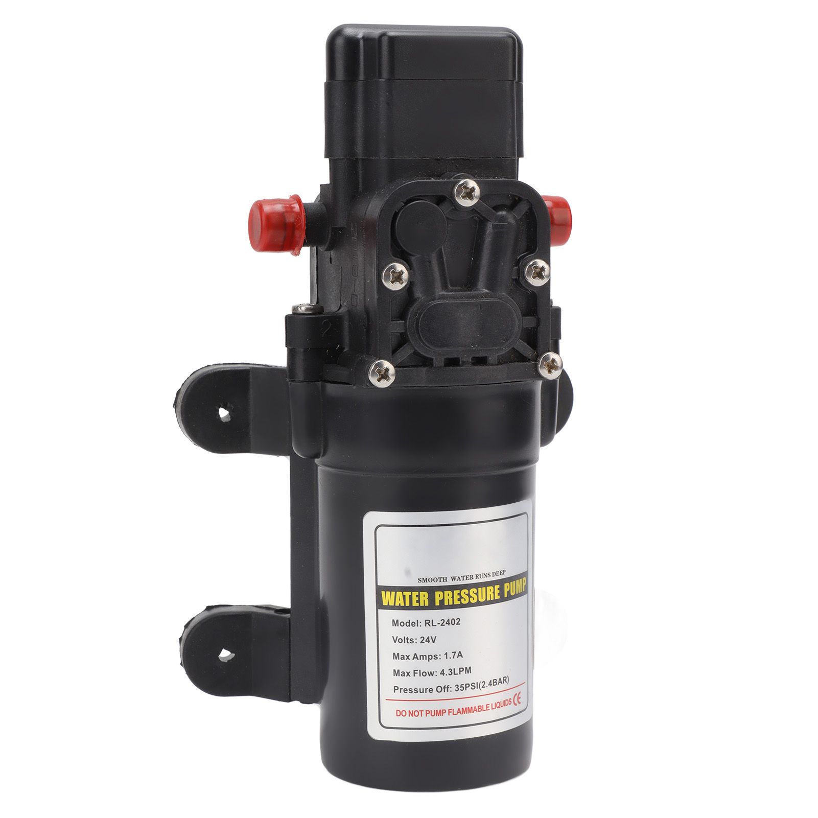 Water Pressure Diaphragm Pump Self Priming Diaphragm Pump High Pressure Water Pump for Outdoor RL 2402 24V - Image 6