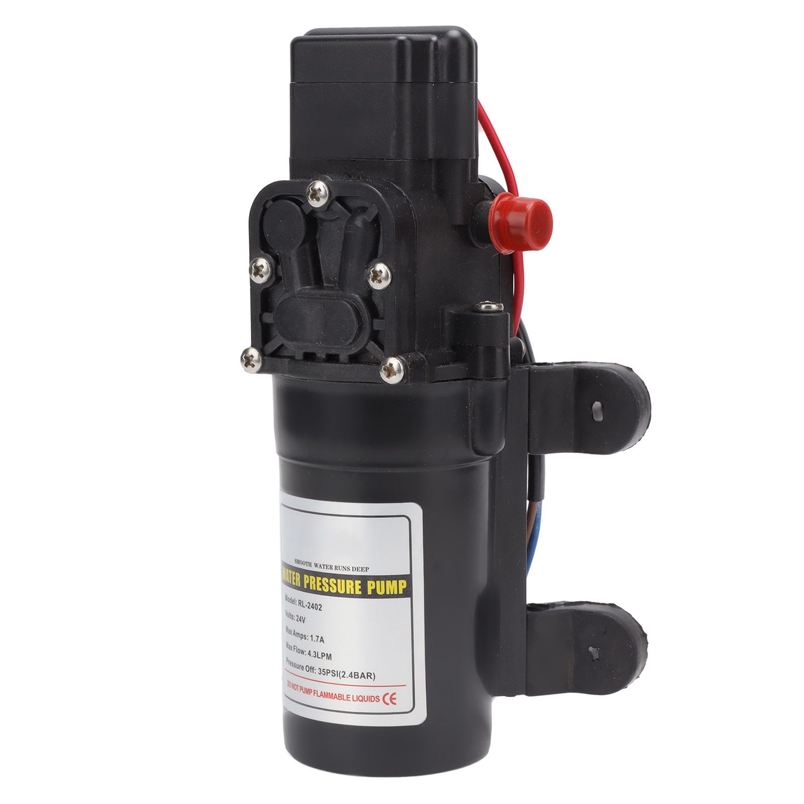 Water Pressure Diaphragm Pump Self Priming Diaphragm Pump High Pressure Water Pump for Outdoor RL 2402 24V - Image 7