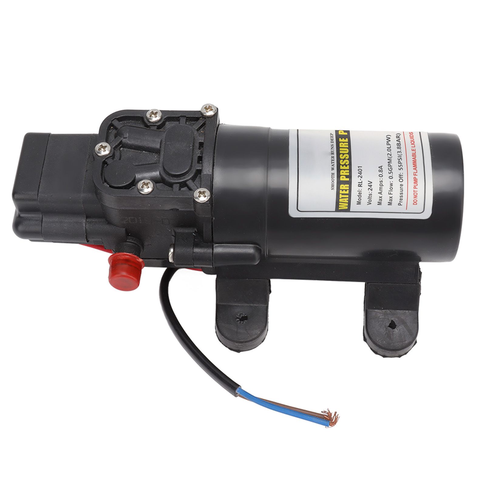 Water Pressure Diaphragm Pump Self Priming Diaphragm Pump High Pressure Water Pump for Outdoor RL 2401 24V - Image 7