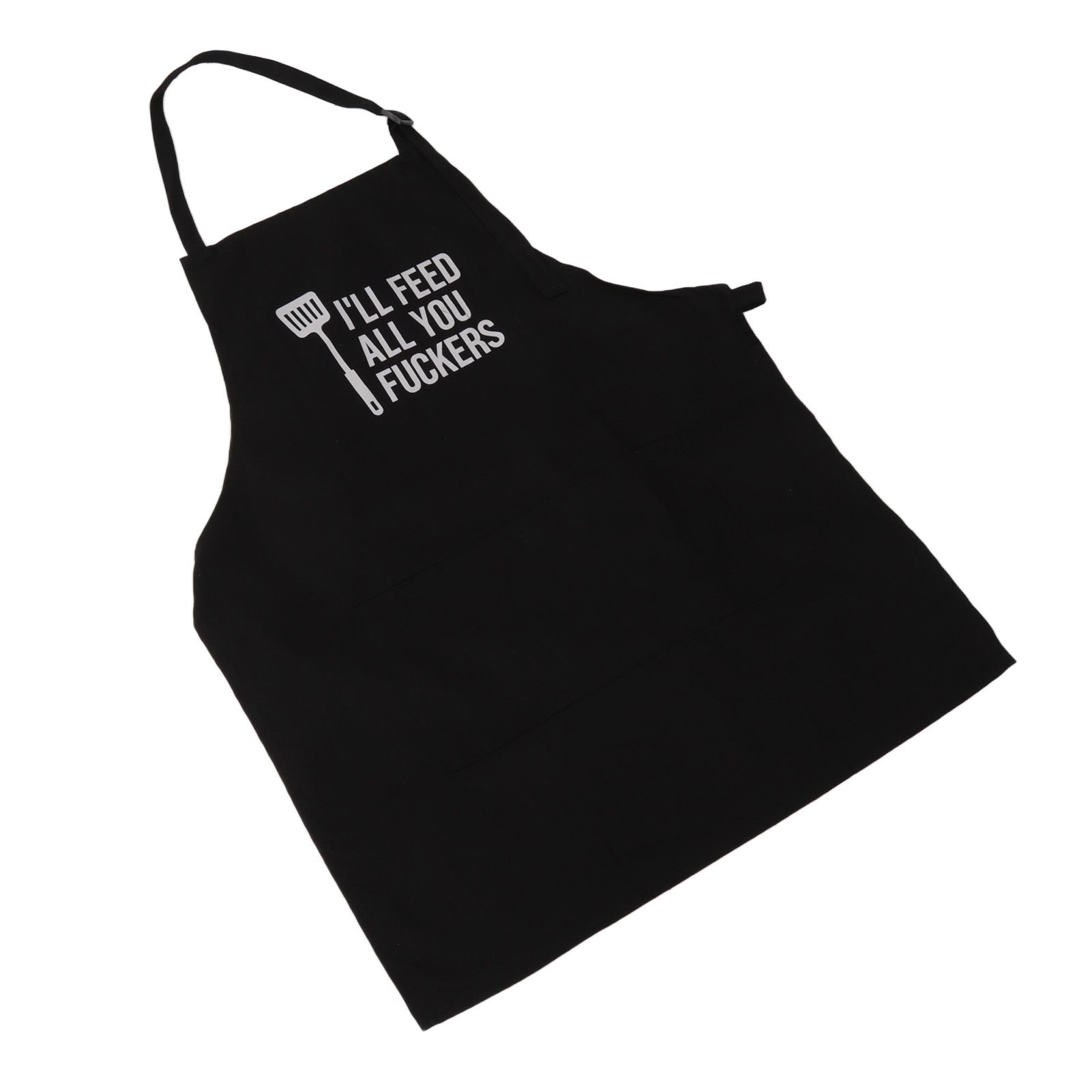 Men Funny Apron Chef Bib Apron with 3 Pockets Adjustable Neck Strap for Kitchen Cooking BBQ Baking Husband Dad Gifts - Image 2