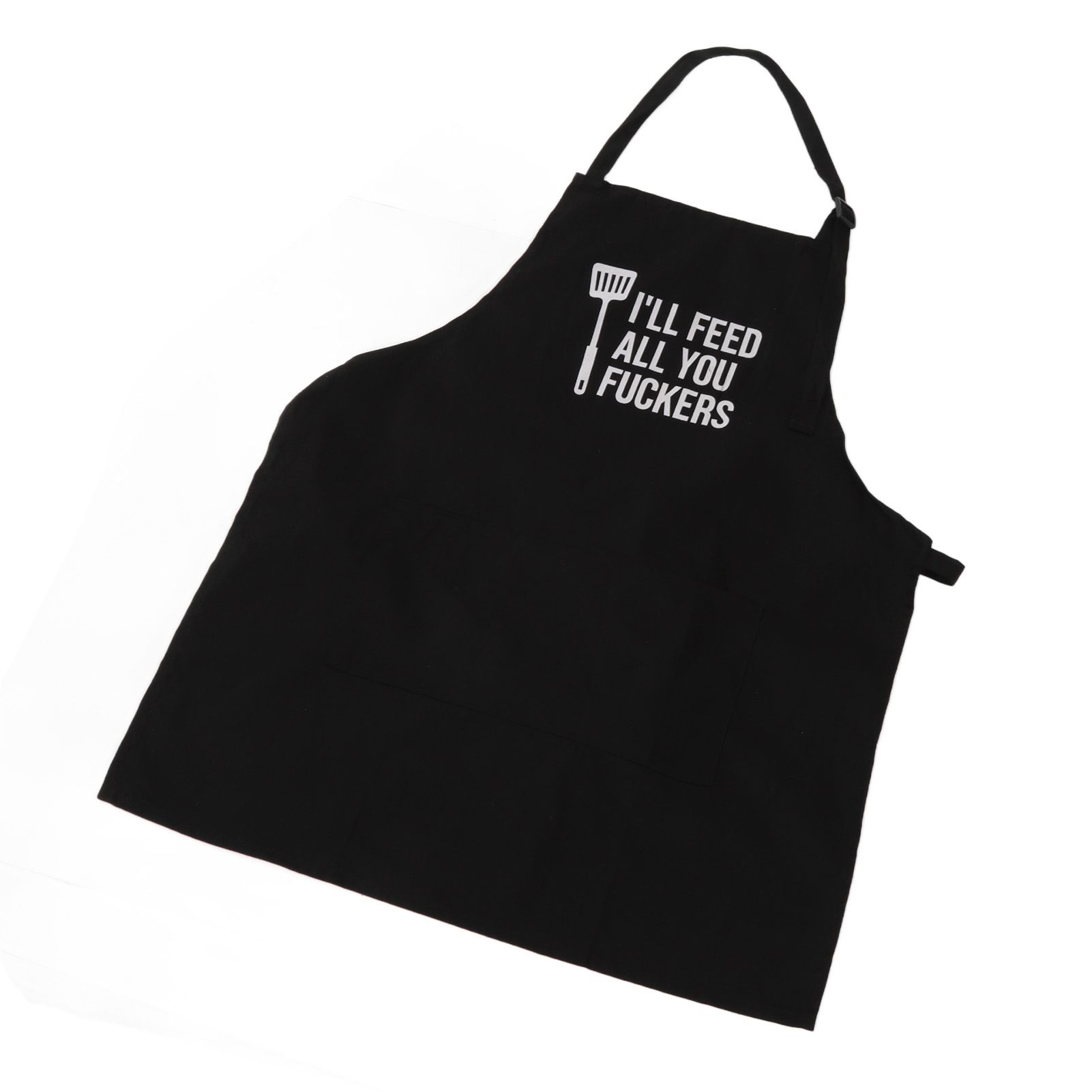 Men Funny Apron Chef Bib Apron with 3 Pockets Adjustable Neck Strap for Kitchen Cooking BBQ Baking Husband Dad Gifts - Image 4