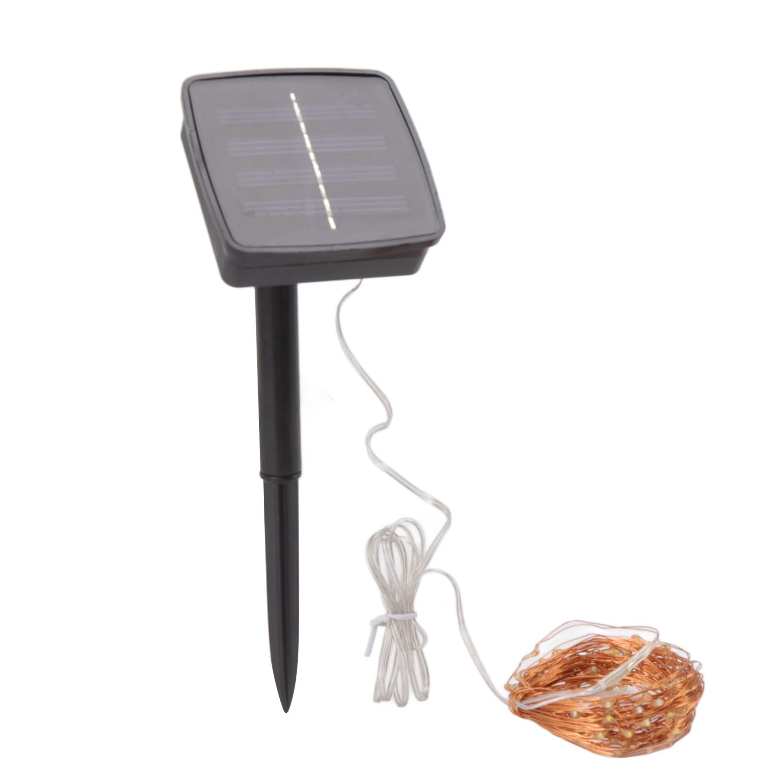 LED Solar String Lights IP44 Waterproof Heatproof Solar Powered Copper Wire Lights for Outdoor Garden Balcony Decoration - Image 2